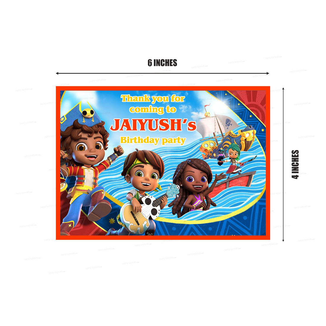 Santiago Theme Thank You Card