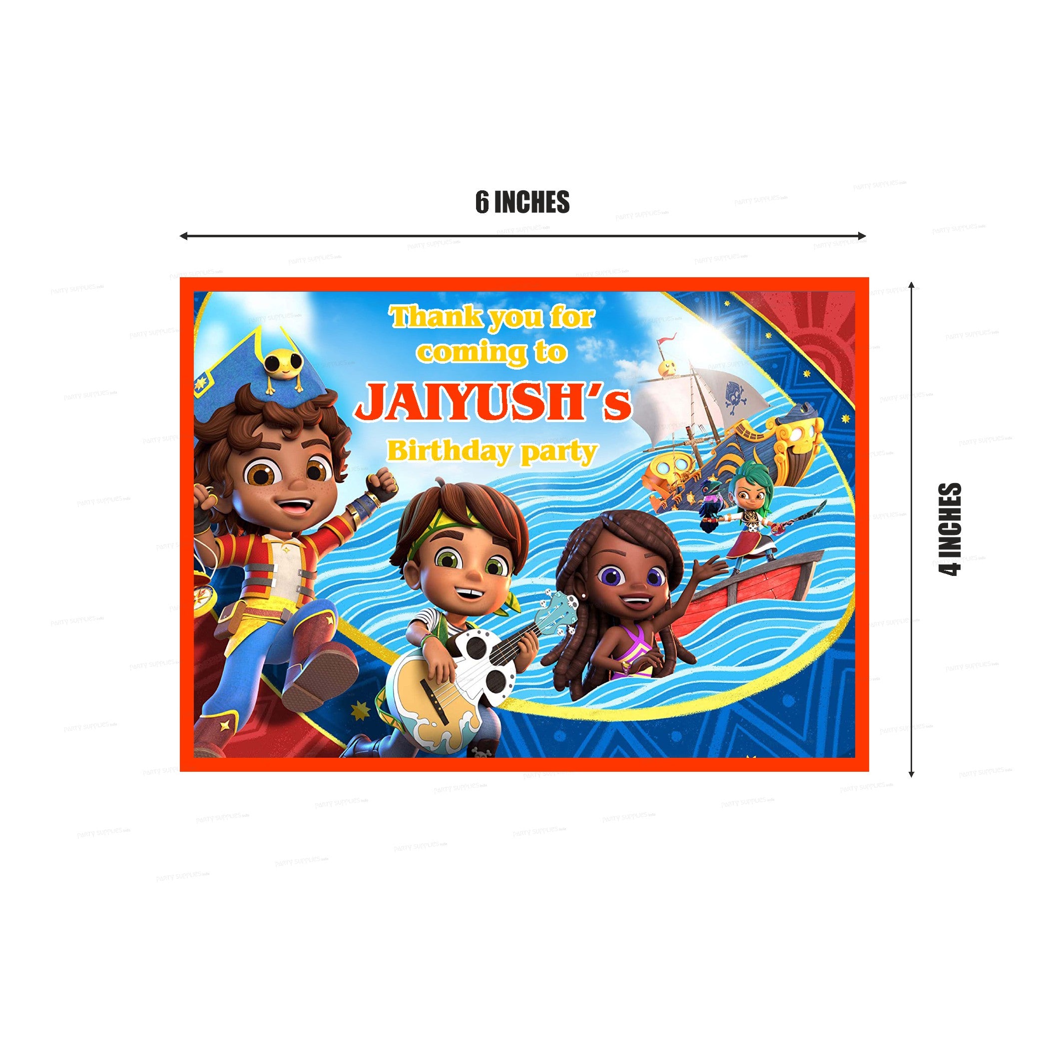 Santiago Theme Thank You Card