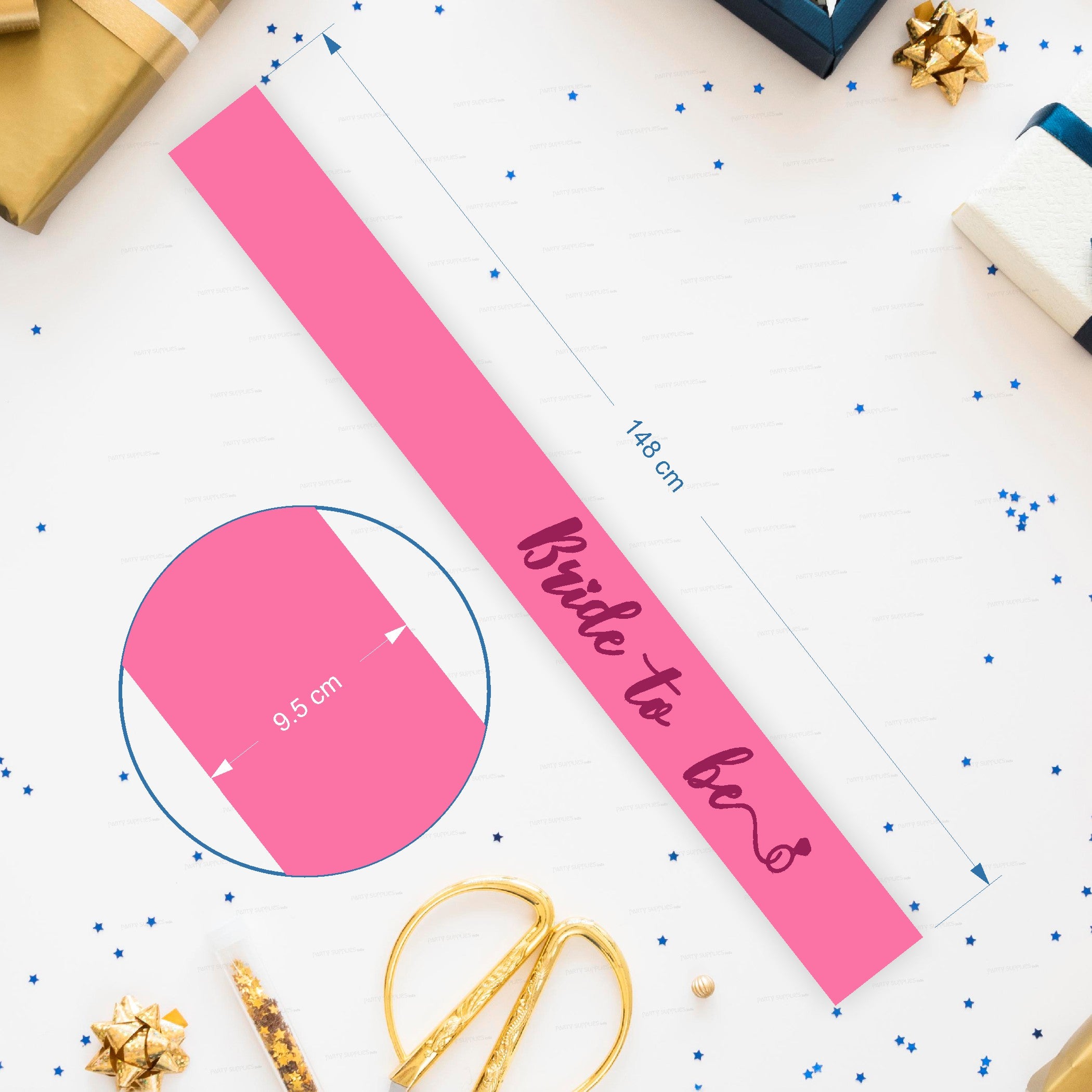 Bride to Be Pink Satin Party Sash