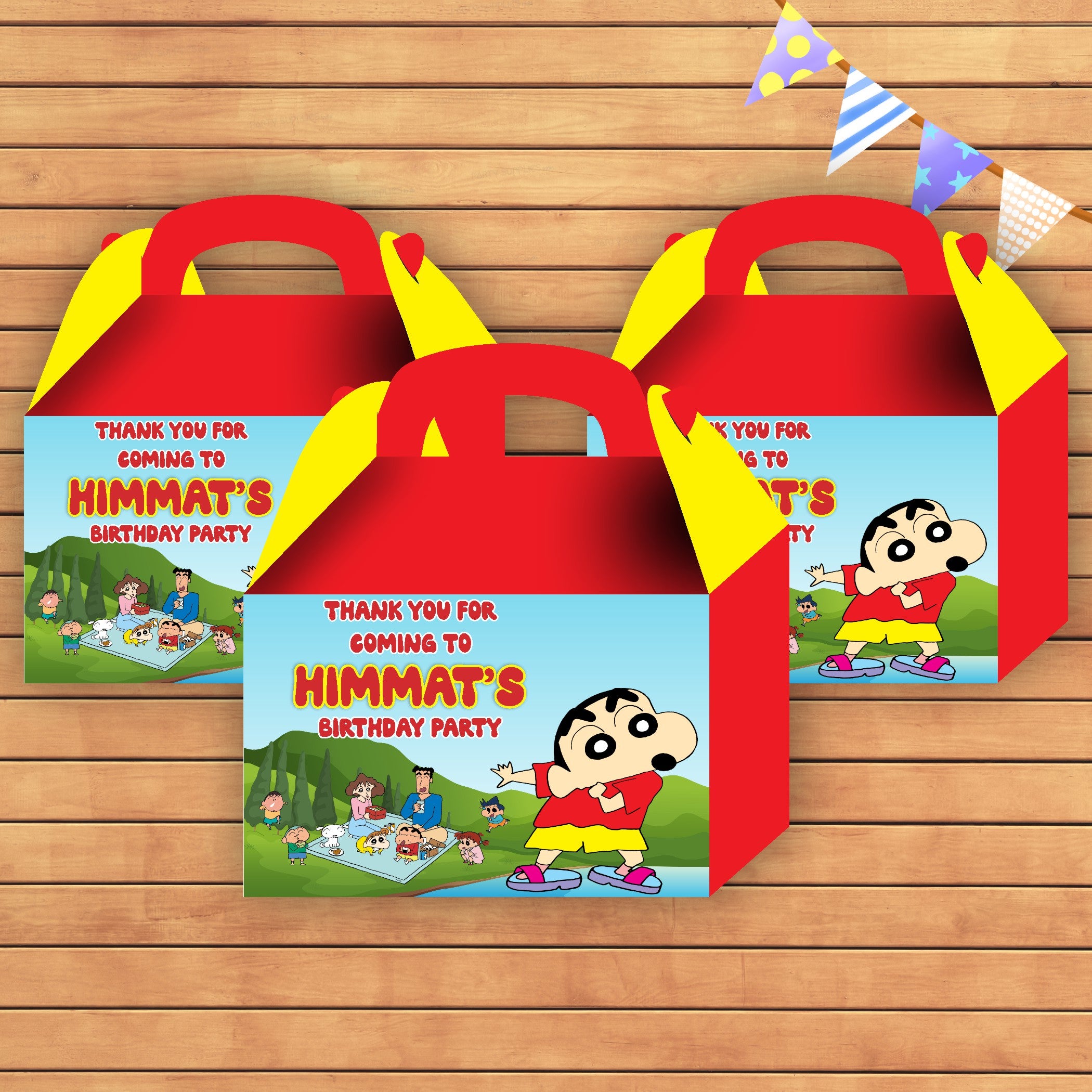 Shinchan Theme Goodie Return Gift Boxes