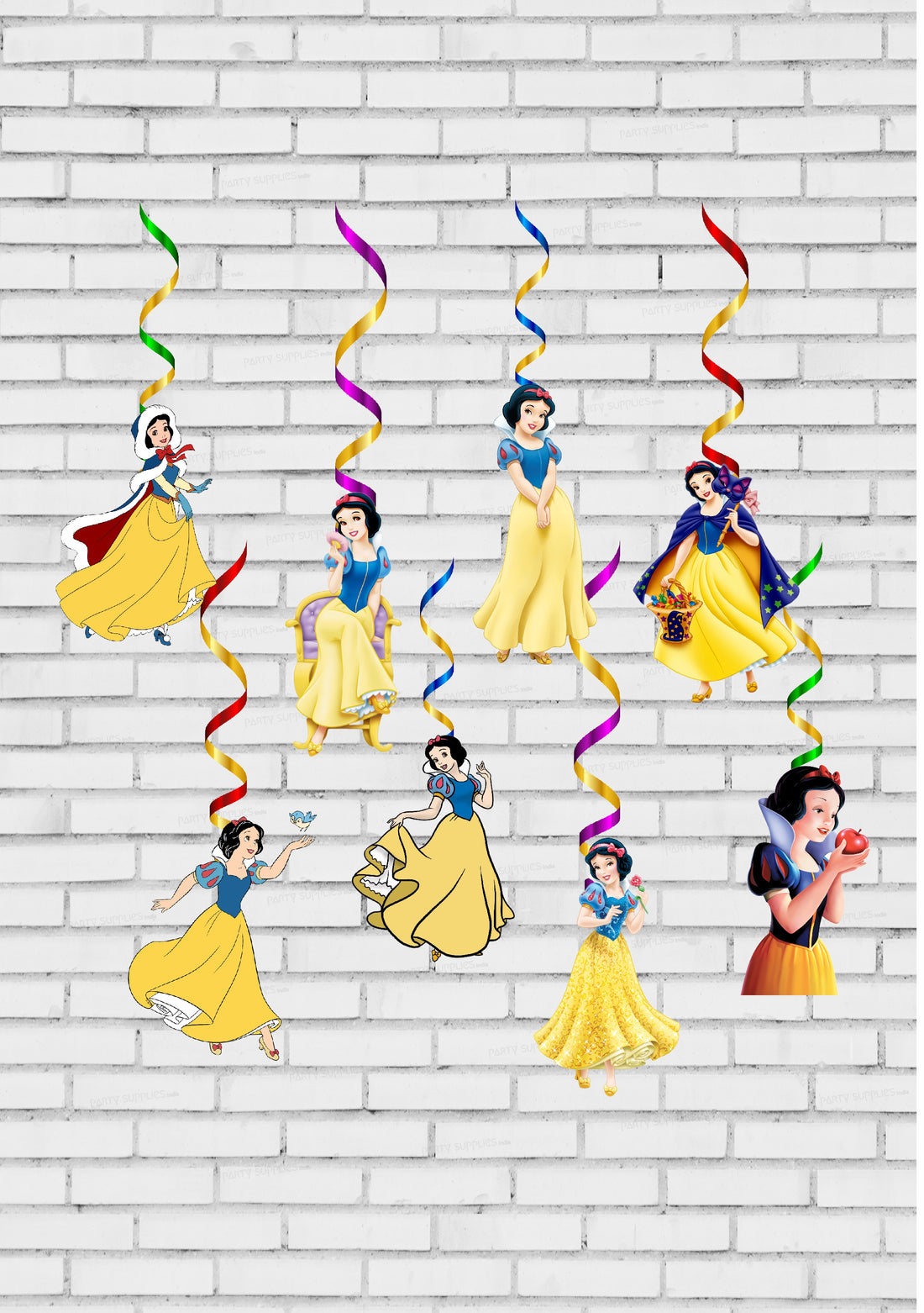 Snow And White Theme Swirls