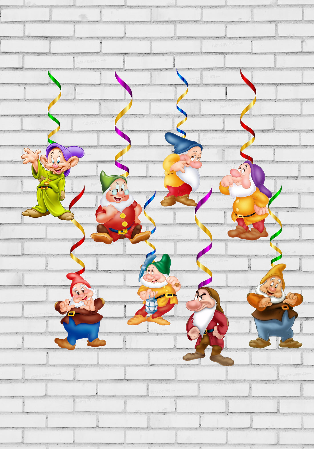 Snow And White Theme Customized Swirls