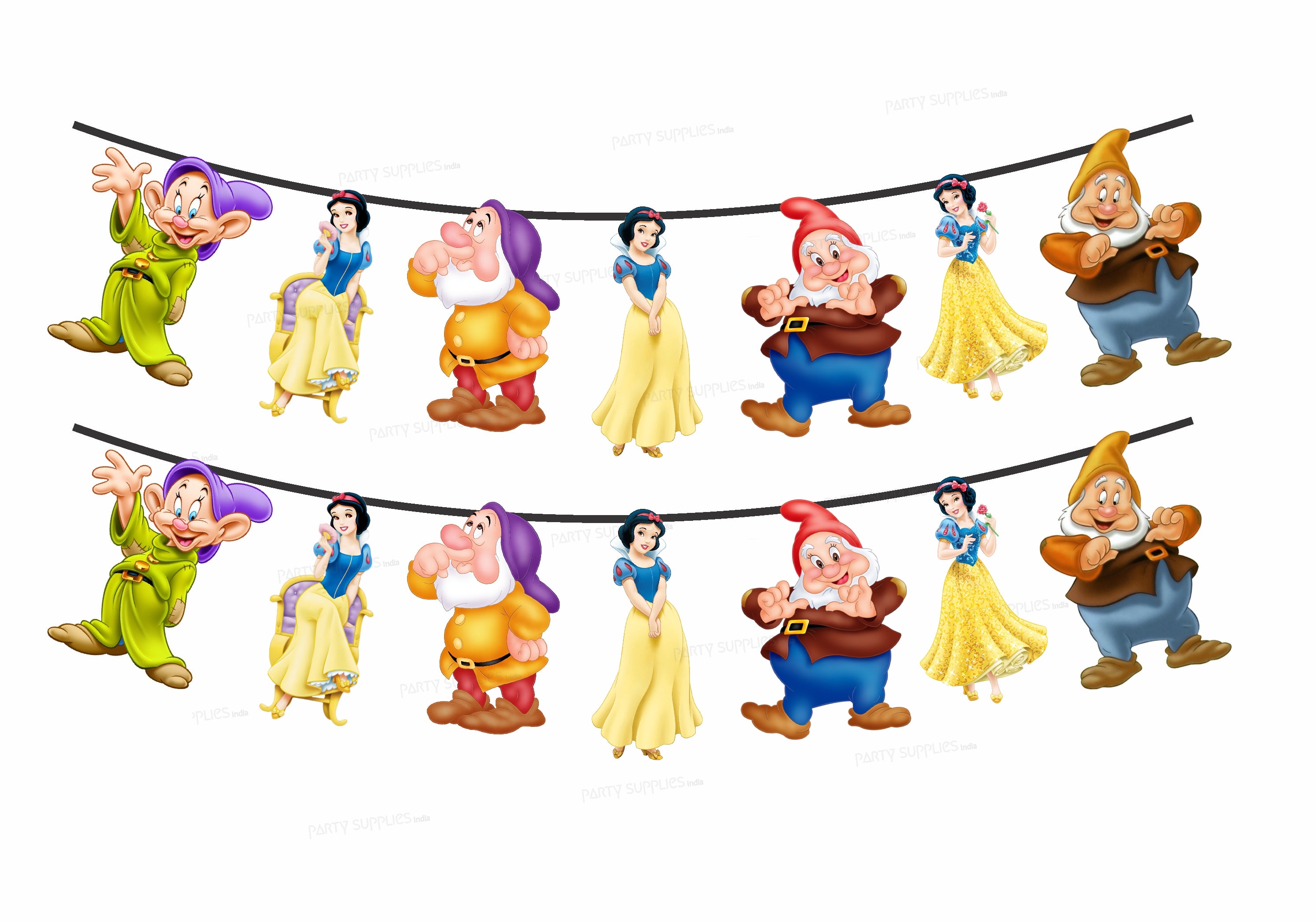 Snow And White Theme Hanging