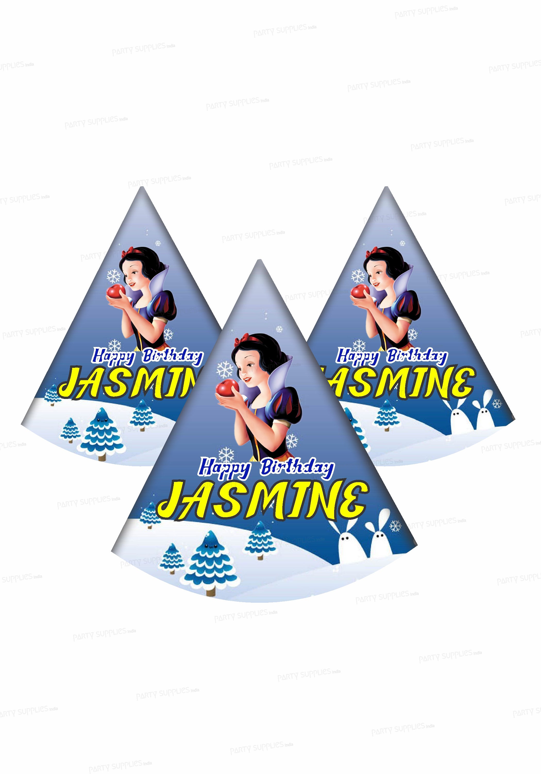 Snow And White Theme Customized Hat