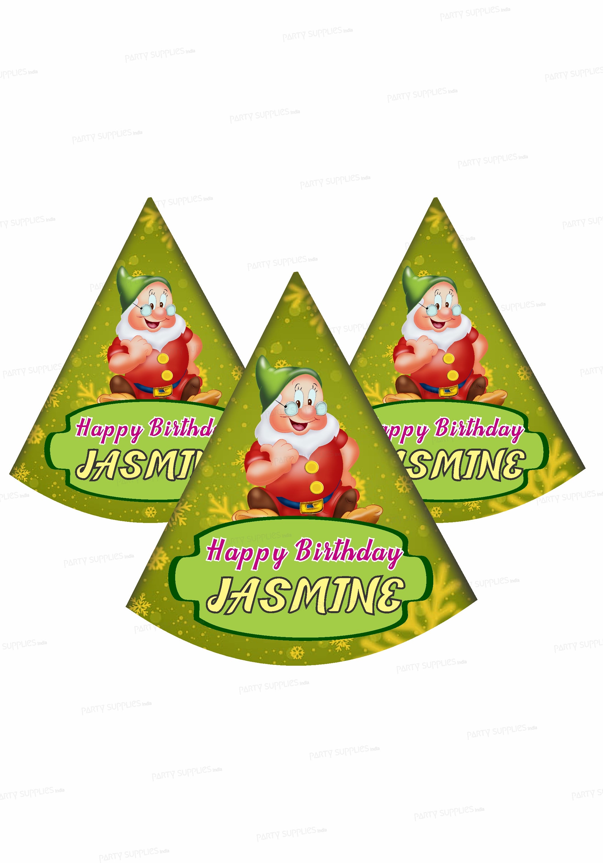 Snow And White Theme Personalized Hat