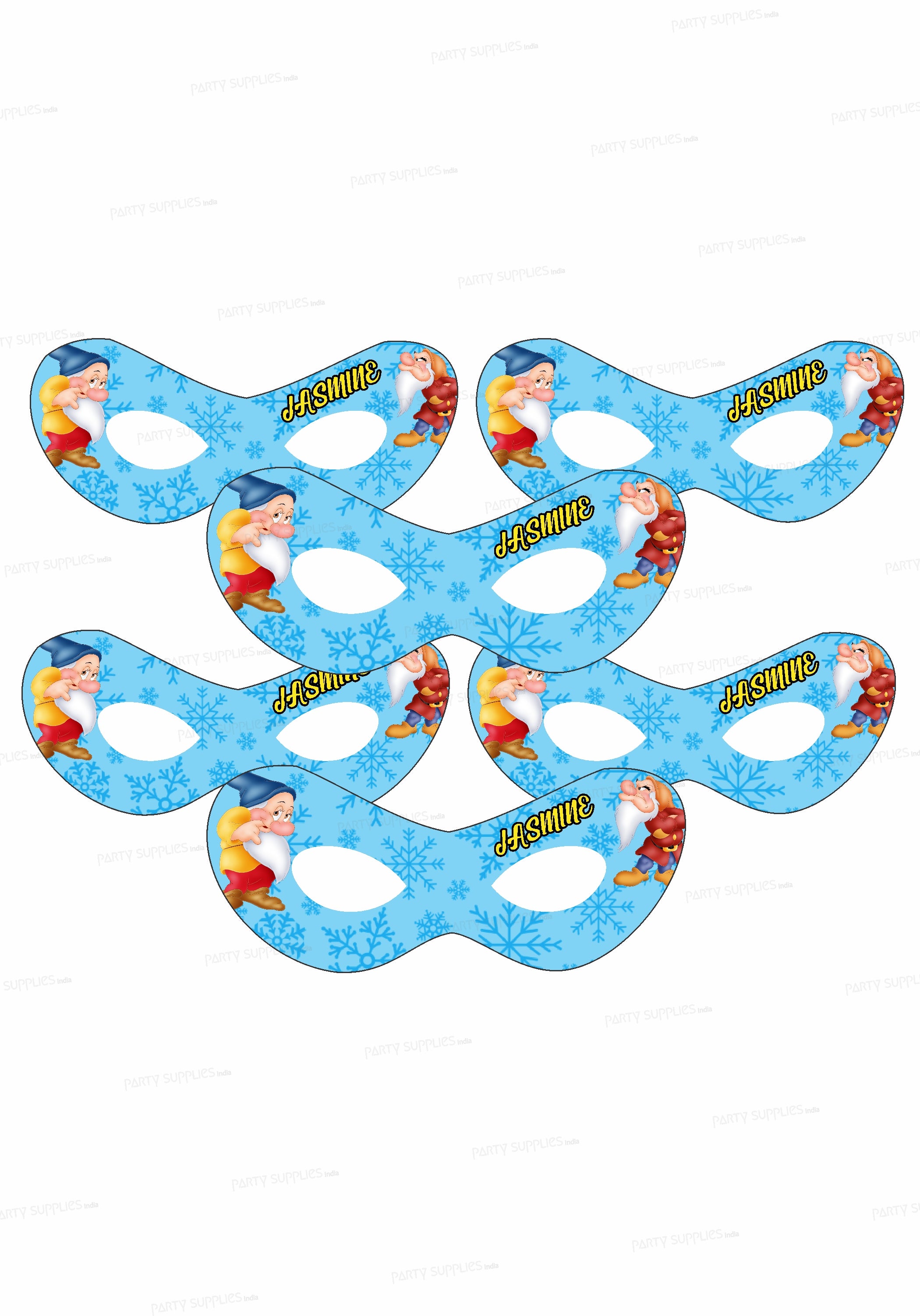 Snow And White Theme Eye Mask