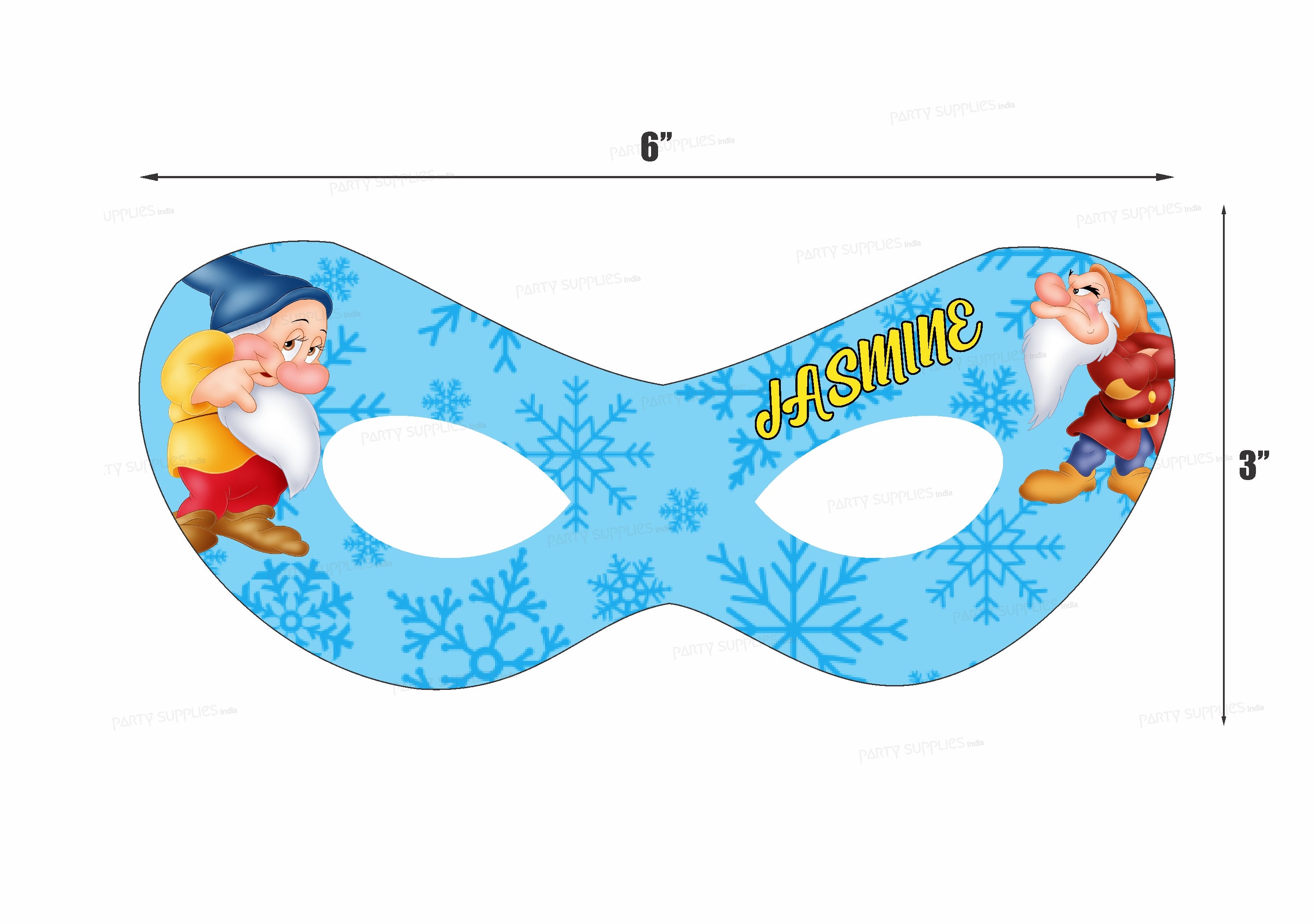 Snow And White Theme Eye Mask