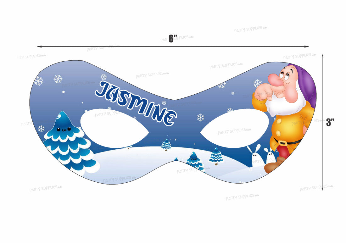 Snow And White Theme Customized Eye Mask