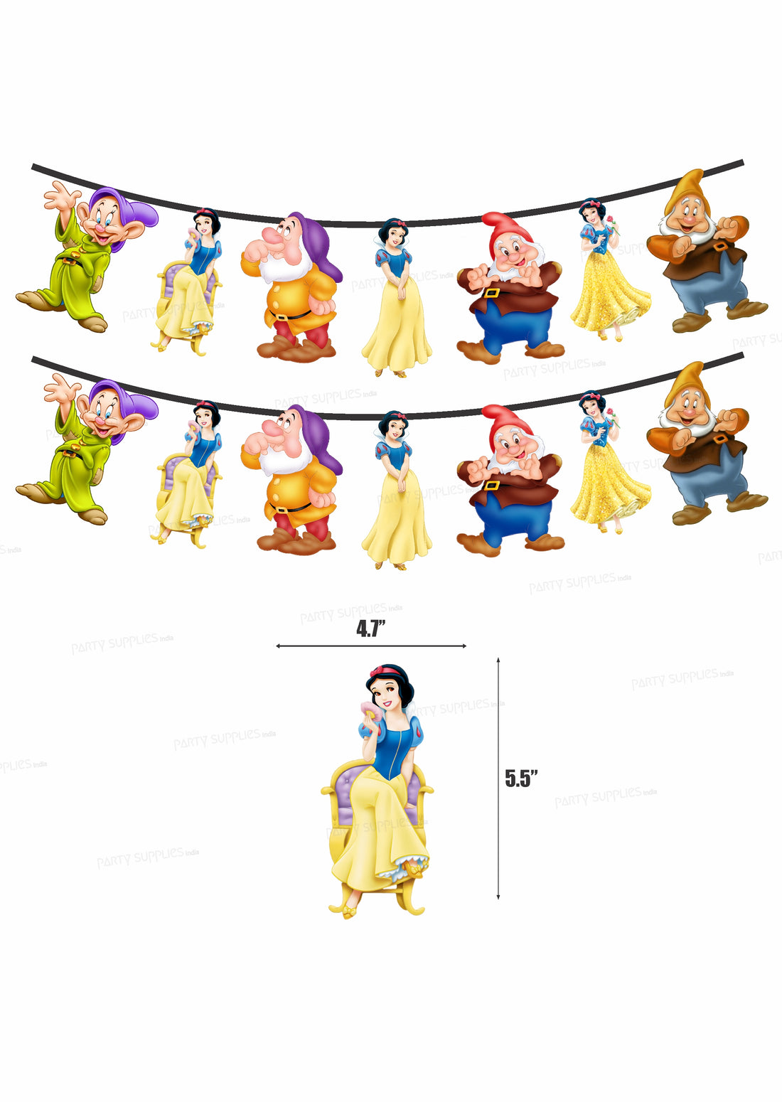 Snow And White Theme Hanging