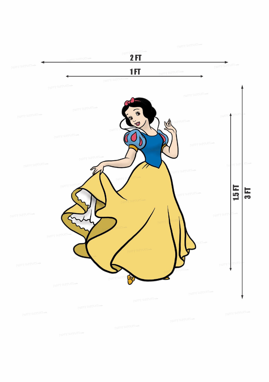 Snow And White Theme Cutout SNW-01