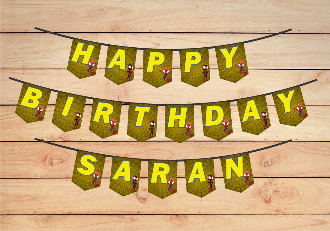 Spidey and his Amazing Friends Theme Customized Hanging