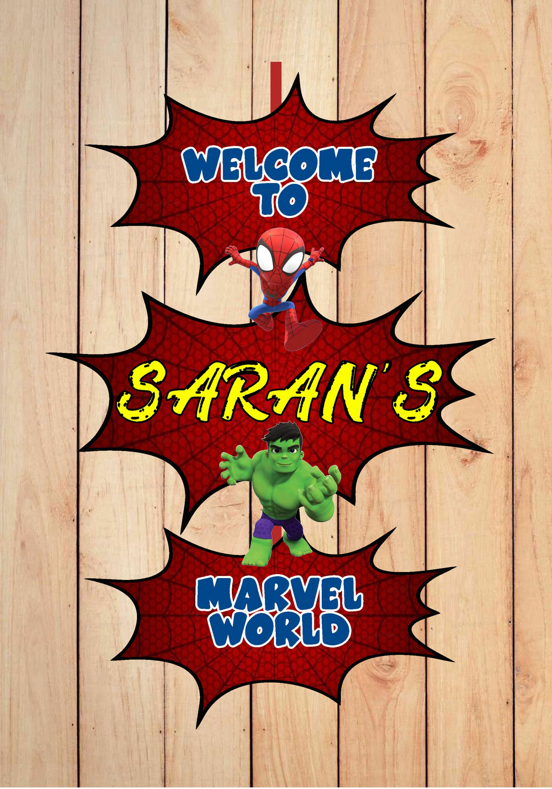 Spidey and his Amazing Friends Door Poster