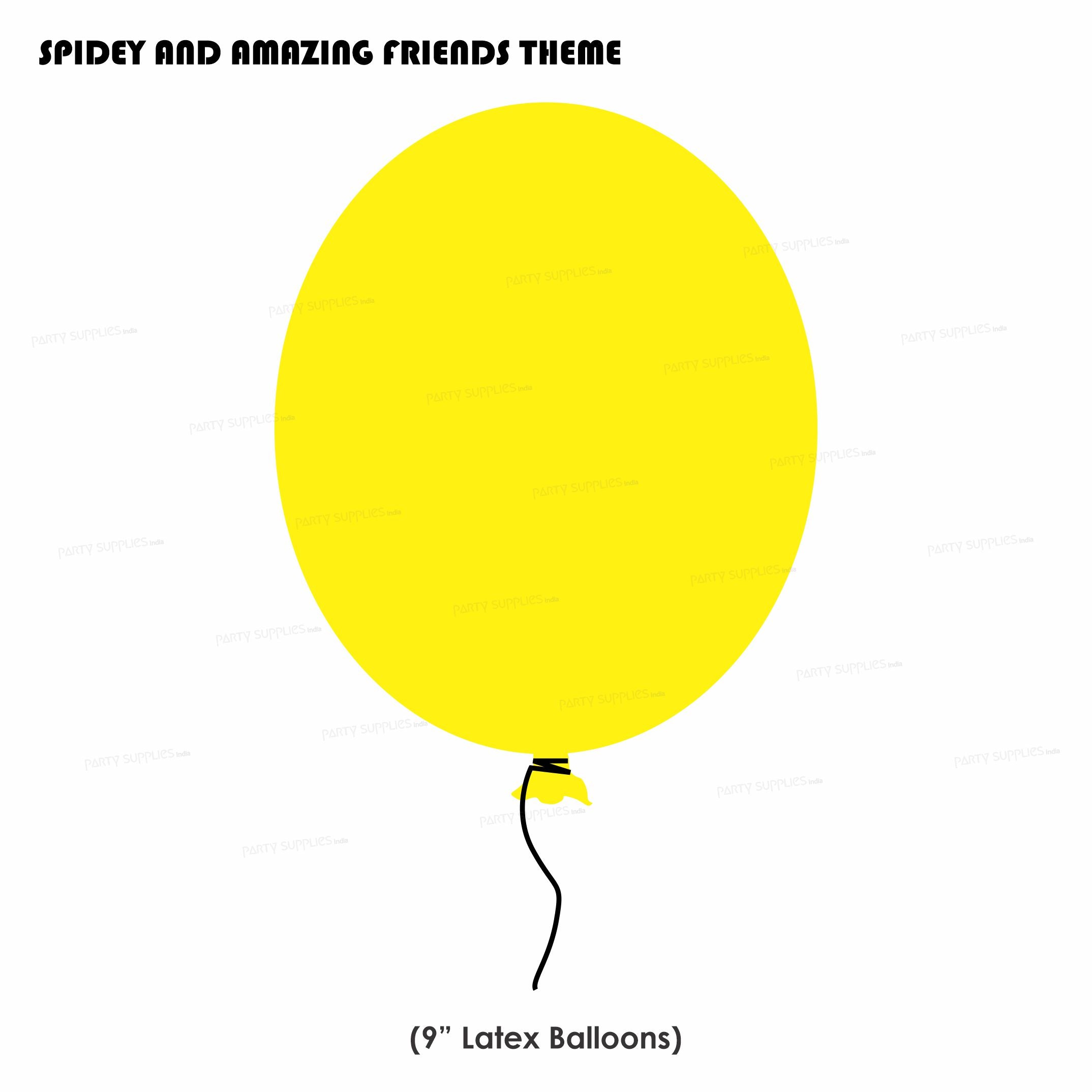 Spidey and his Amazing Friends Theme Colour 60 Pcs Balloons