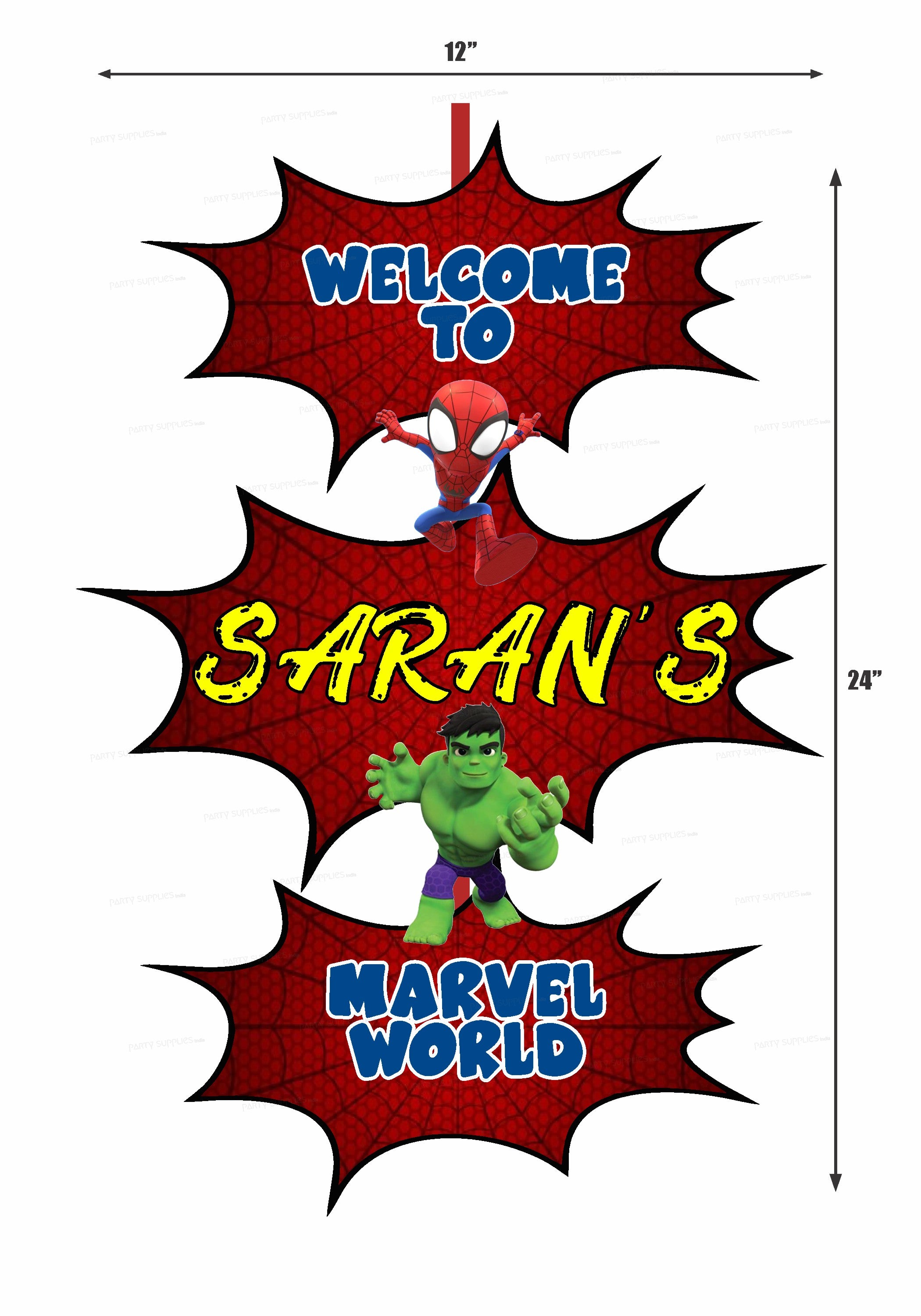 Spidey and his Amazing Friends Door Poster