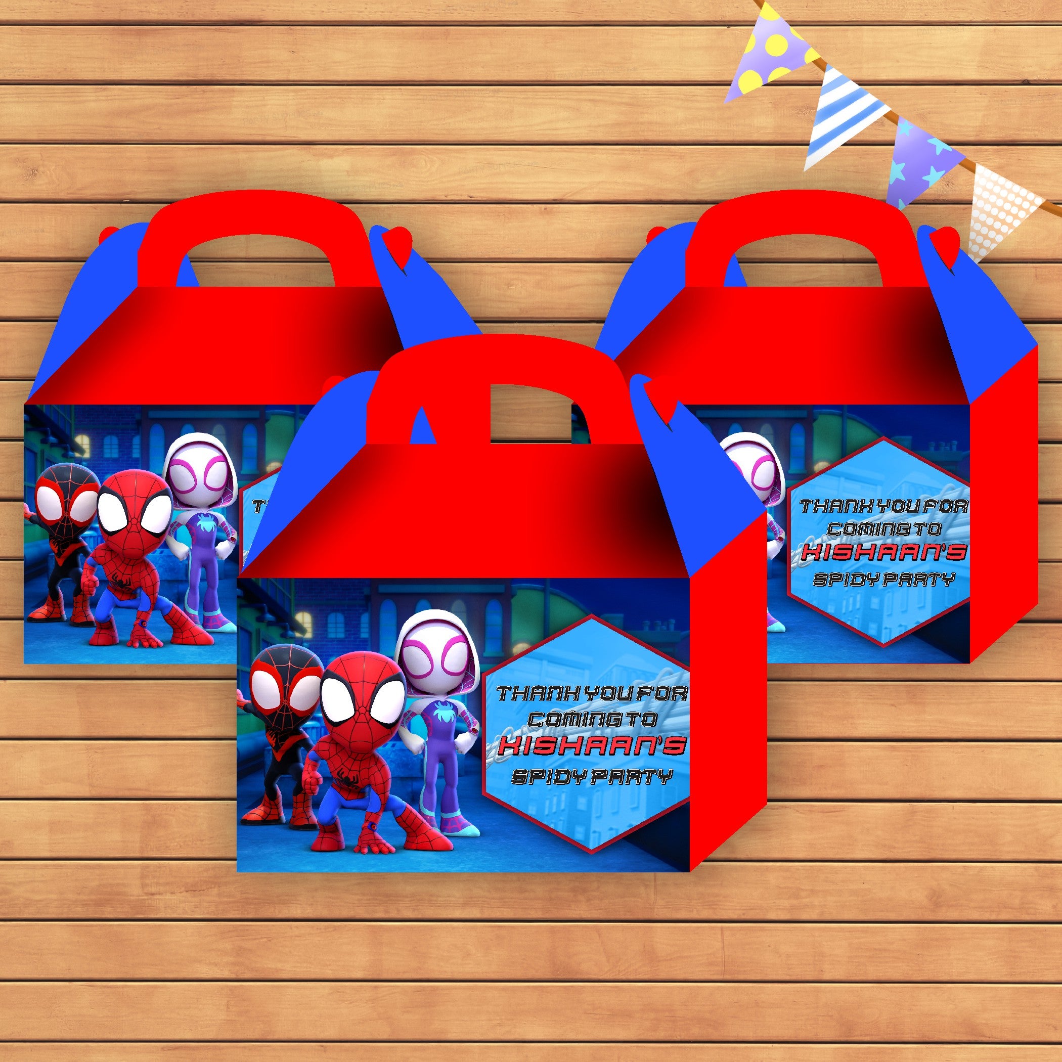 Spidey and his Amazing Friends Theme Goodie Return Gift Boxes