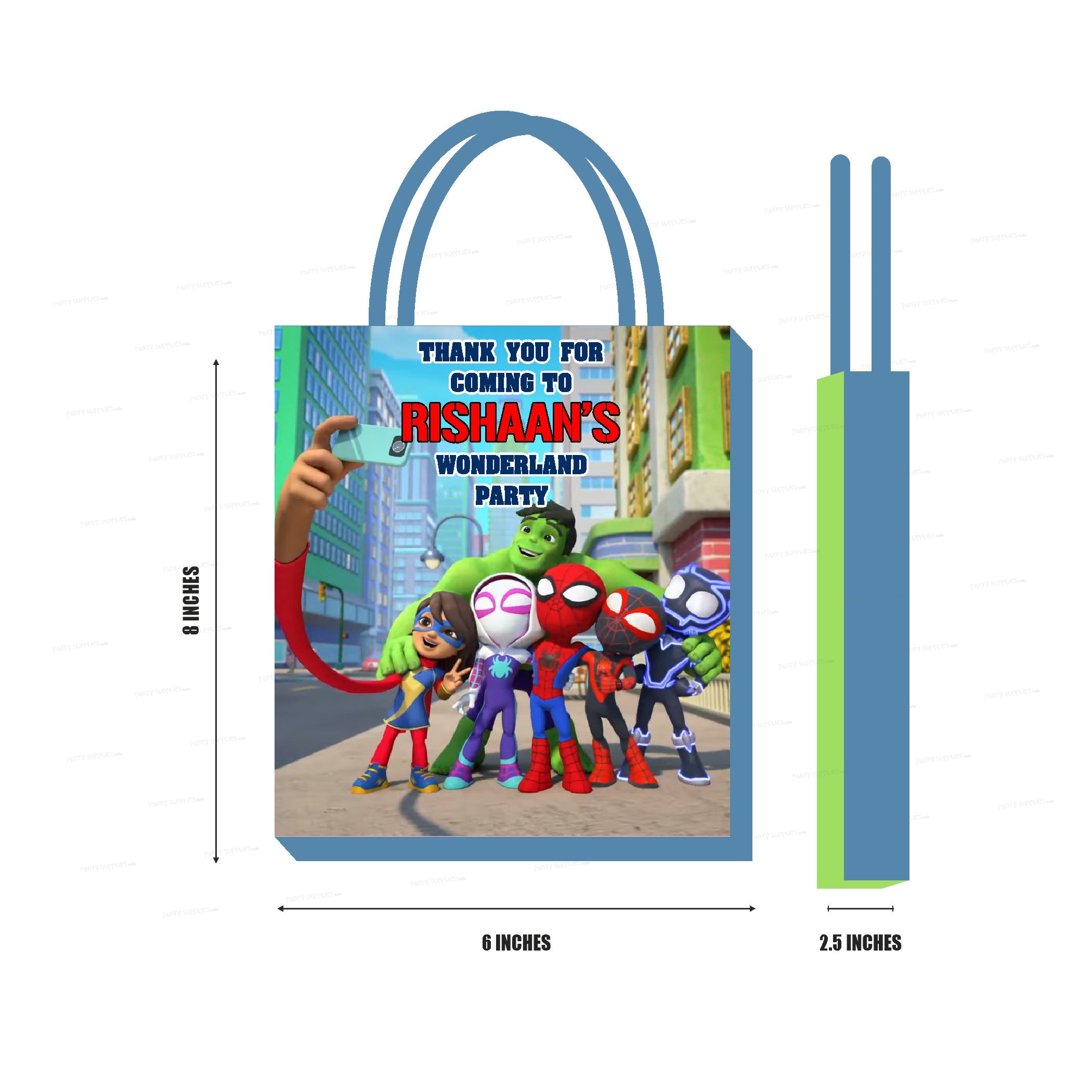 Spidey and his Amazing Friends Theme Return Gift Bag