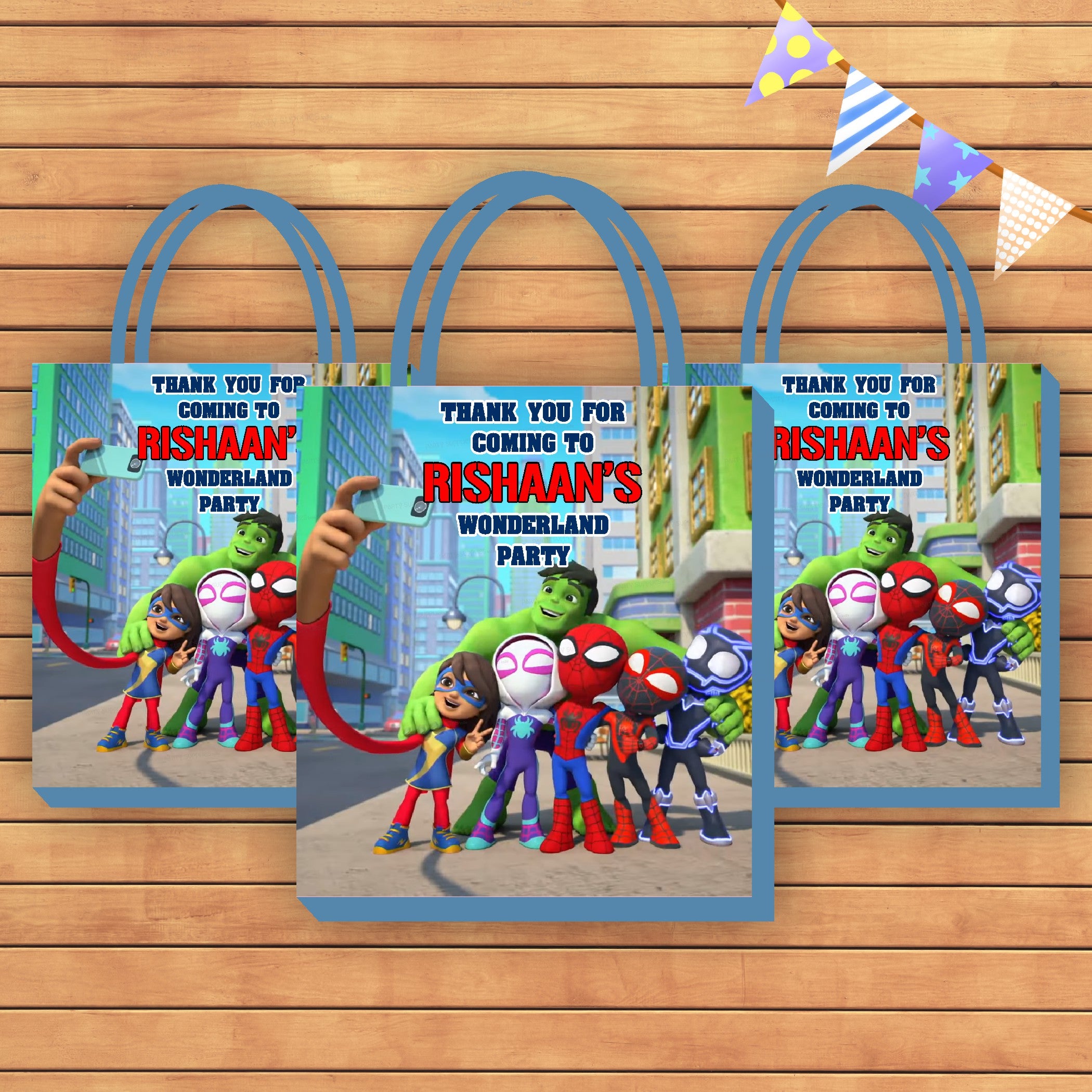 Spidey and his Amazing Friends Theme Return Gift Bag