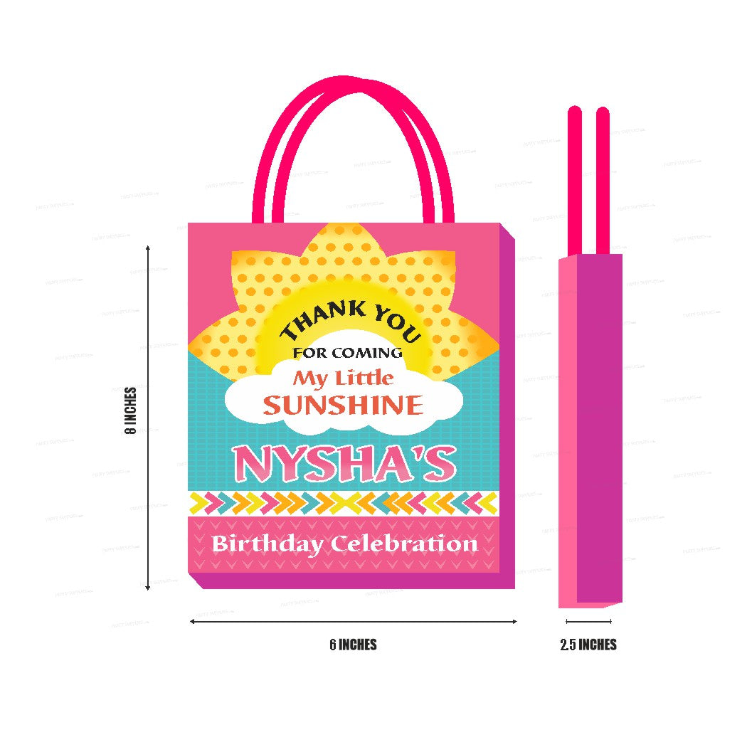 Sunshine Girl Theme Return Gift Bag