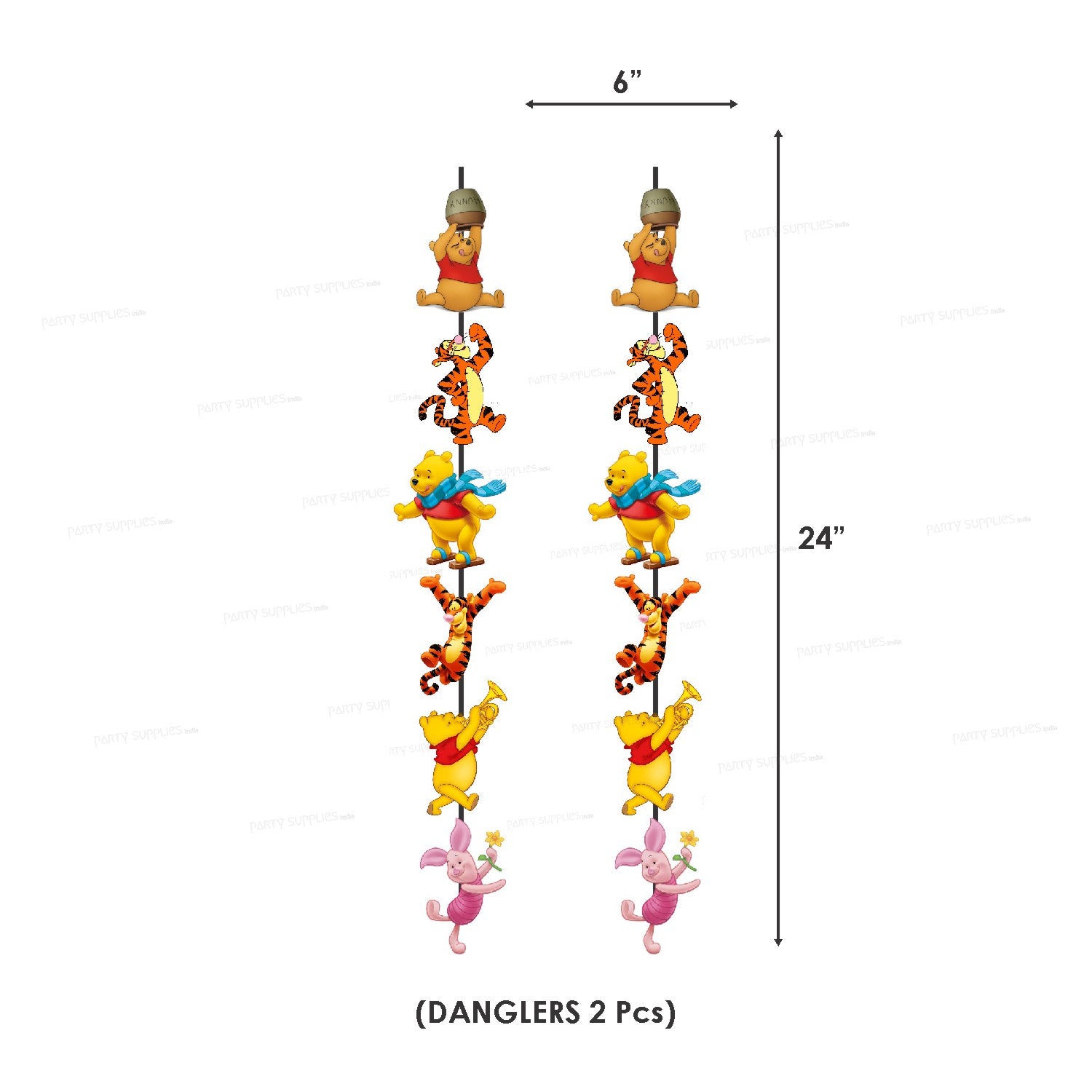 Winnie the Pooh Theme Preferred Combo Kit - image 2 of 10 | Party Supplies India