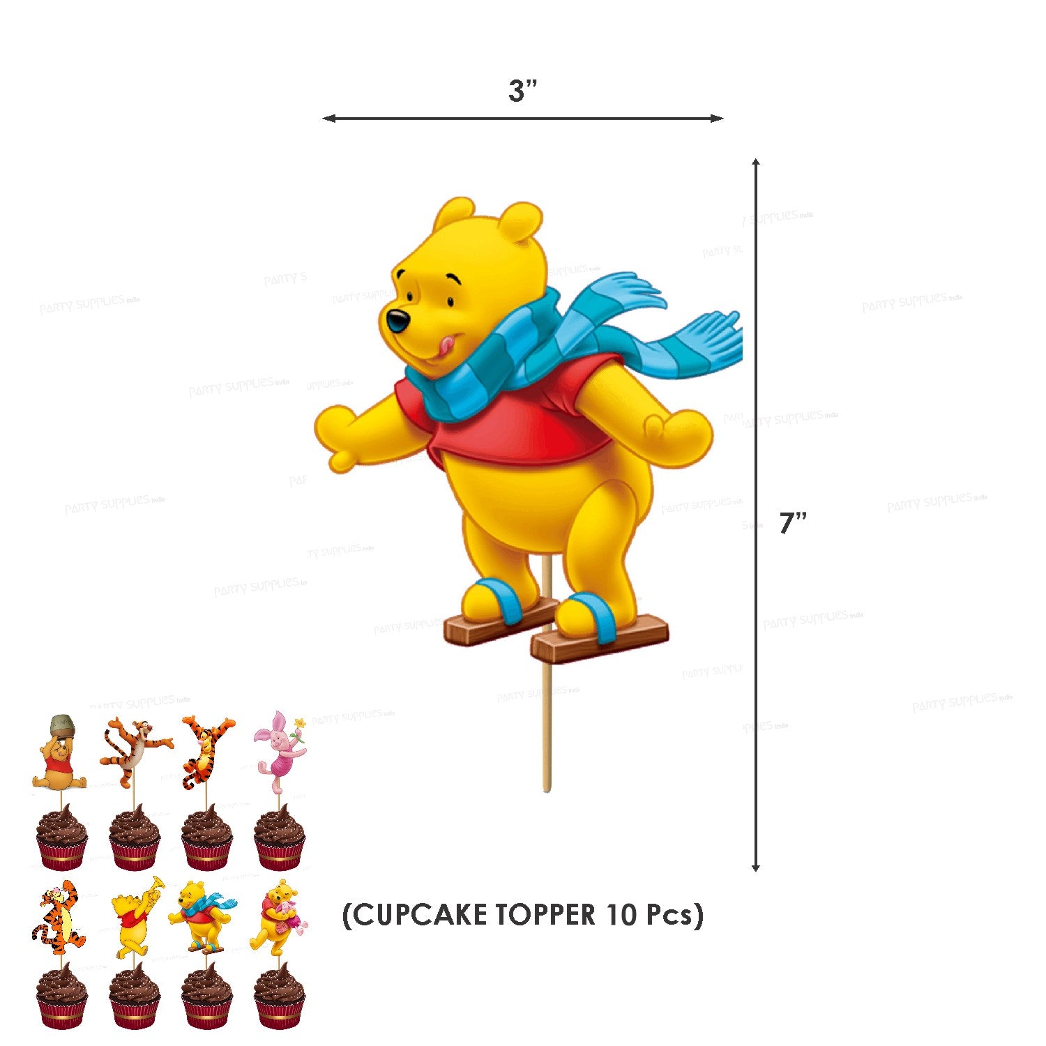 Winnie the Pooh Theme Preferred Combo Kit - image 3 of 10 | Party Supplies India