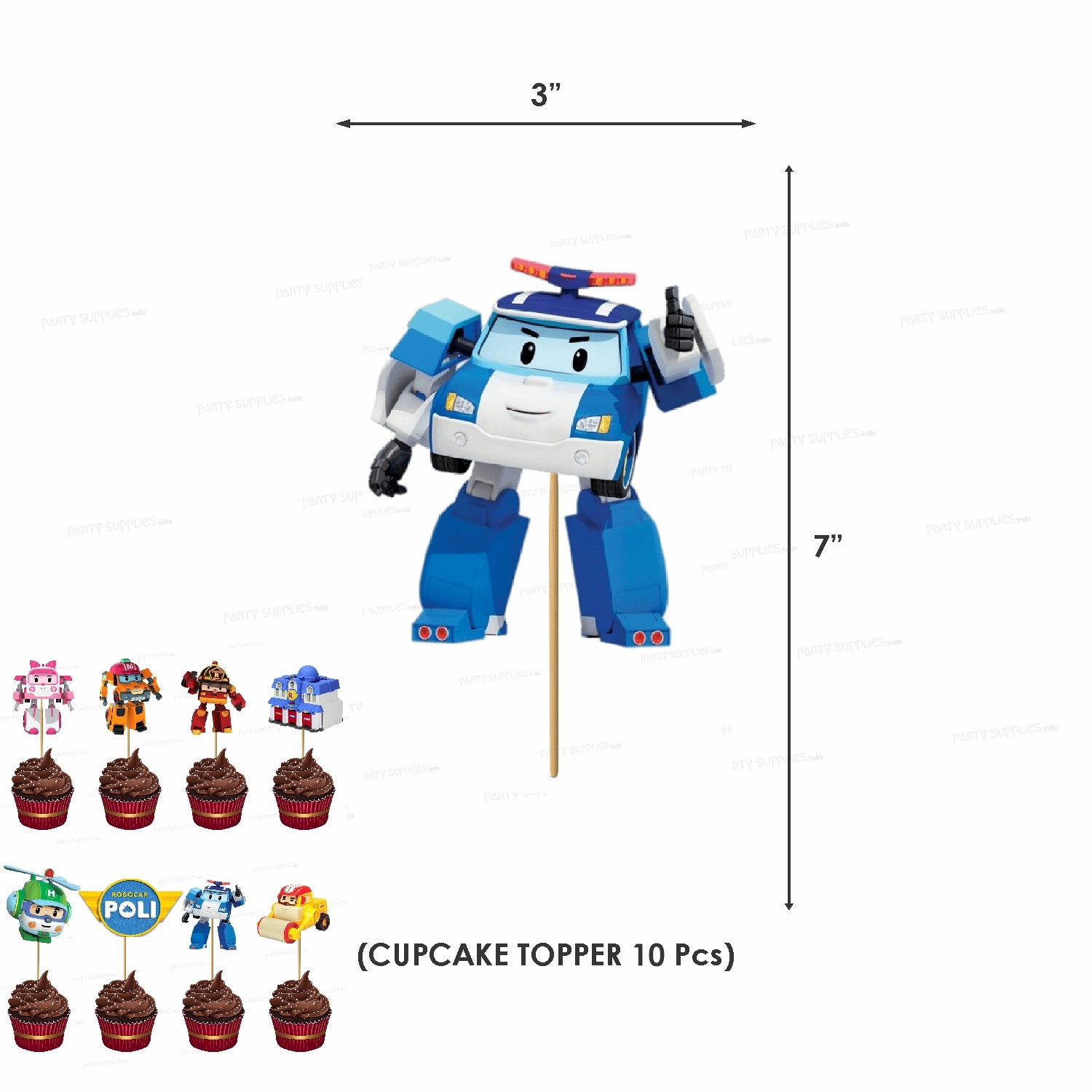 Robo Poli Theme Preferred Combo Kit