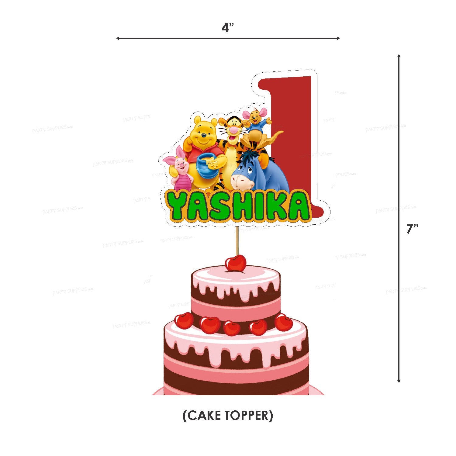 Winnie the Pooh Theme Preferred Combo Kit - image 6 of 10 | Party Supplies India
