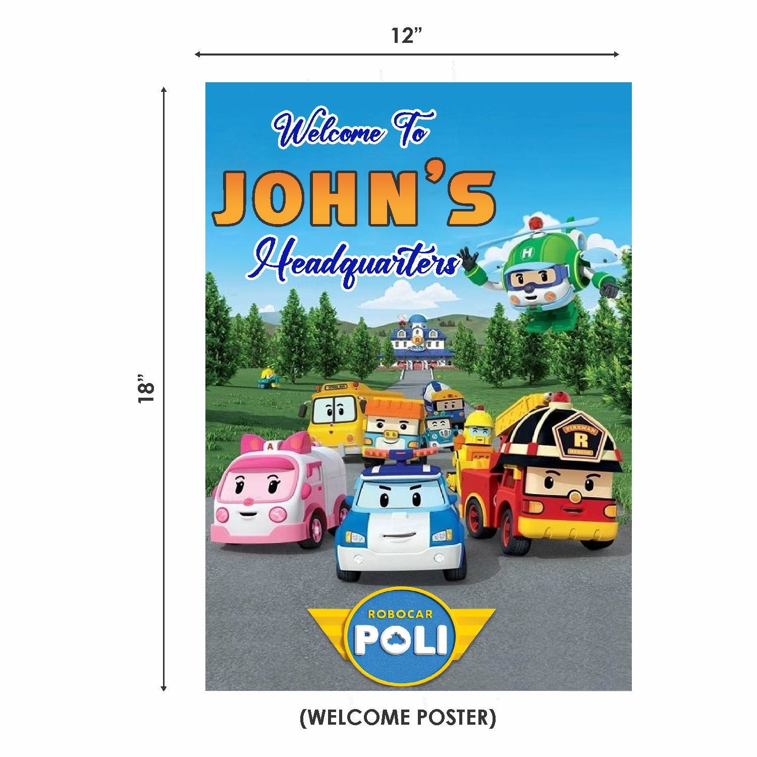 Robo Poli Theme Preferred Combo Kit