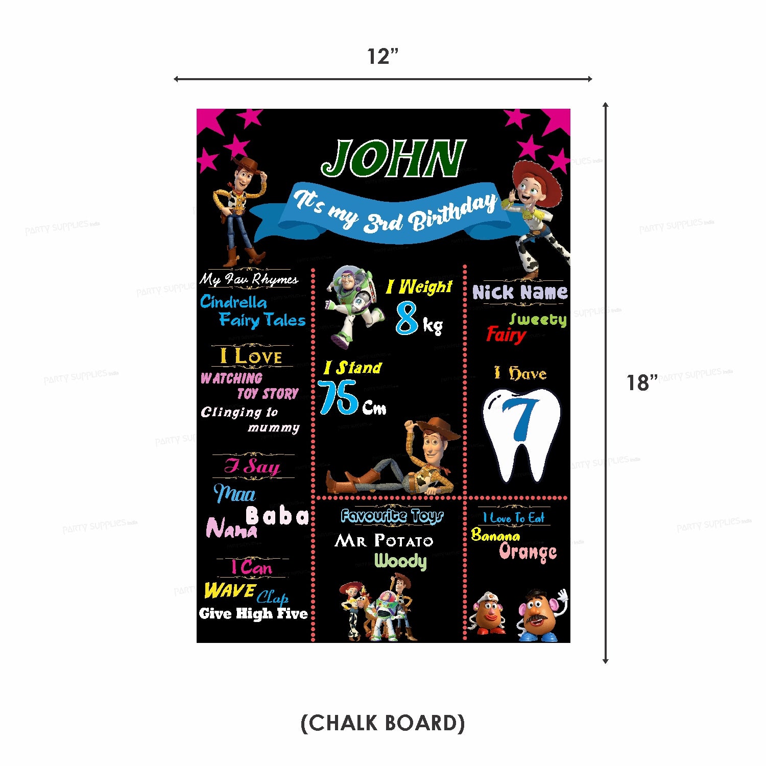 Toy Story Theme Classic Combo Kit - image 12 of 14 | Party Supplies India
