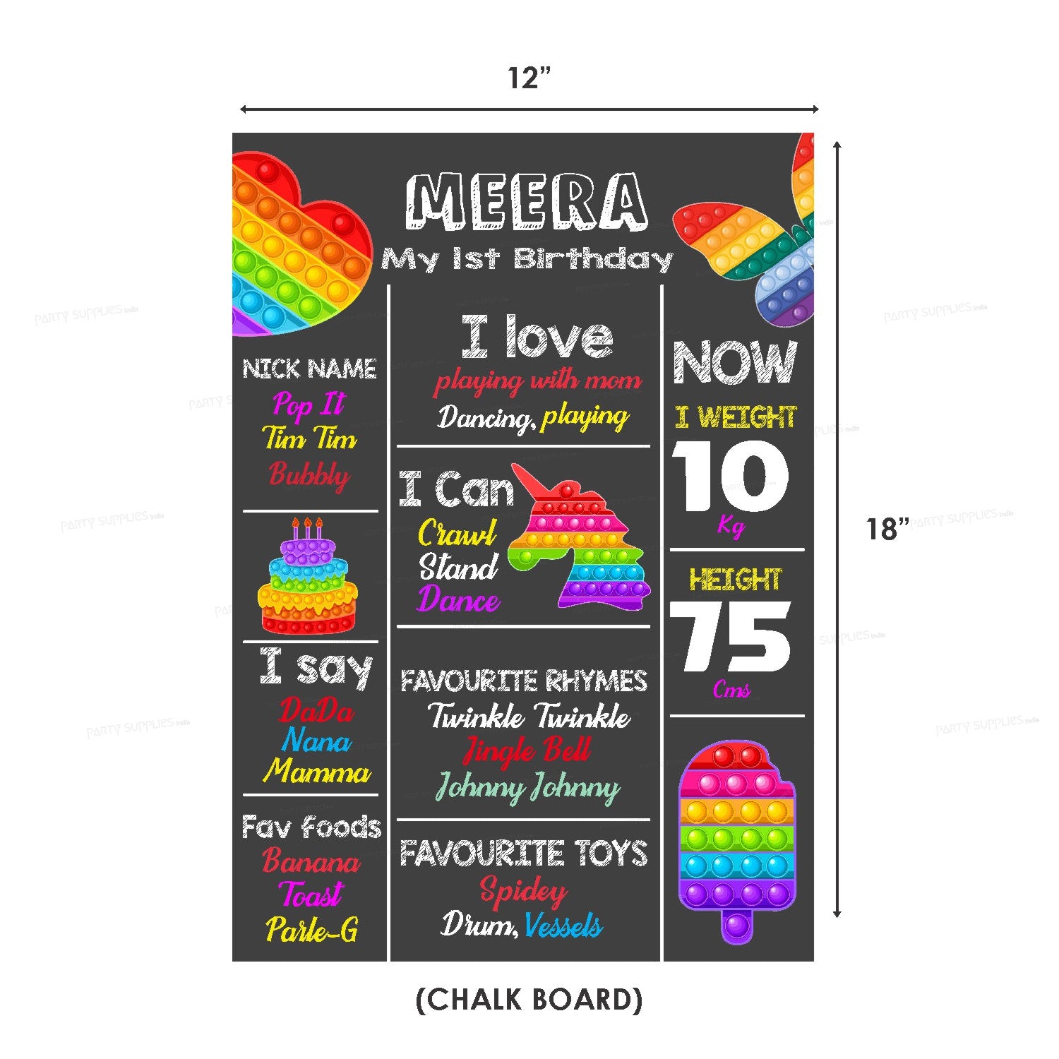 Pop It Theme Classic Combo Kit