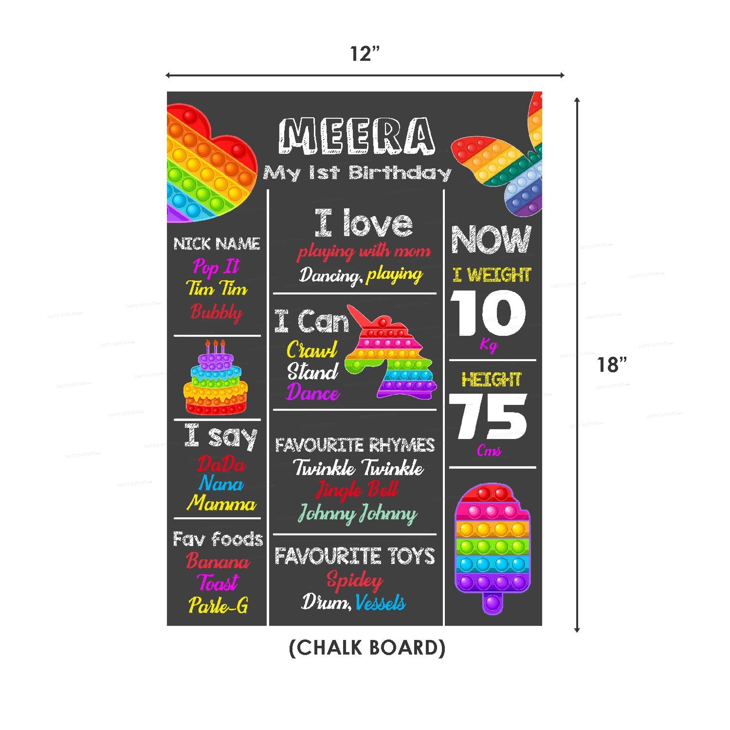 Pop It Theme Premium Combo Kit