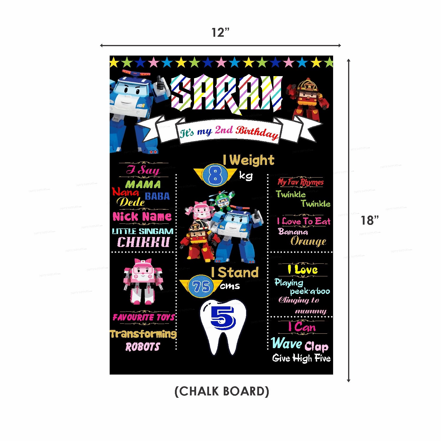 Robo Poli Theme Premium Combo Kit