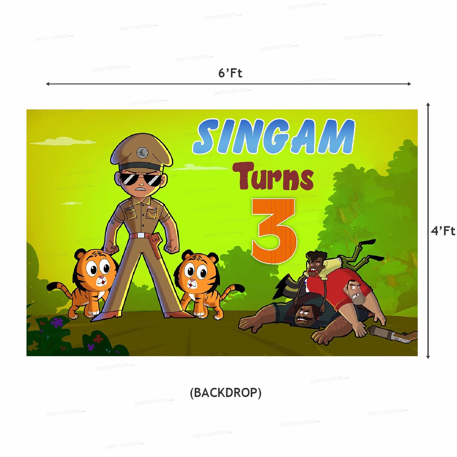 Little Singham Theme Classic Combo Kit