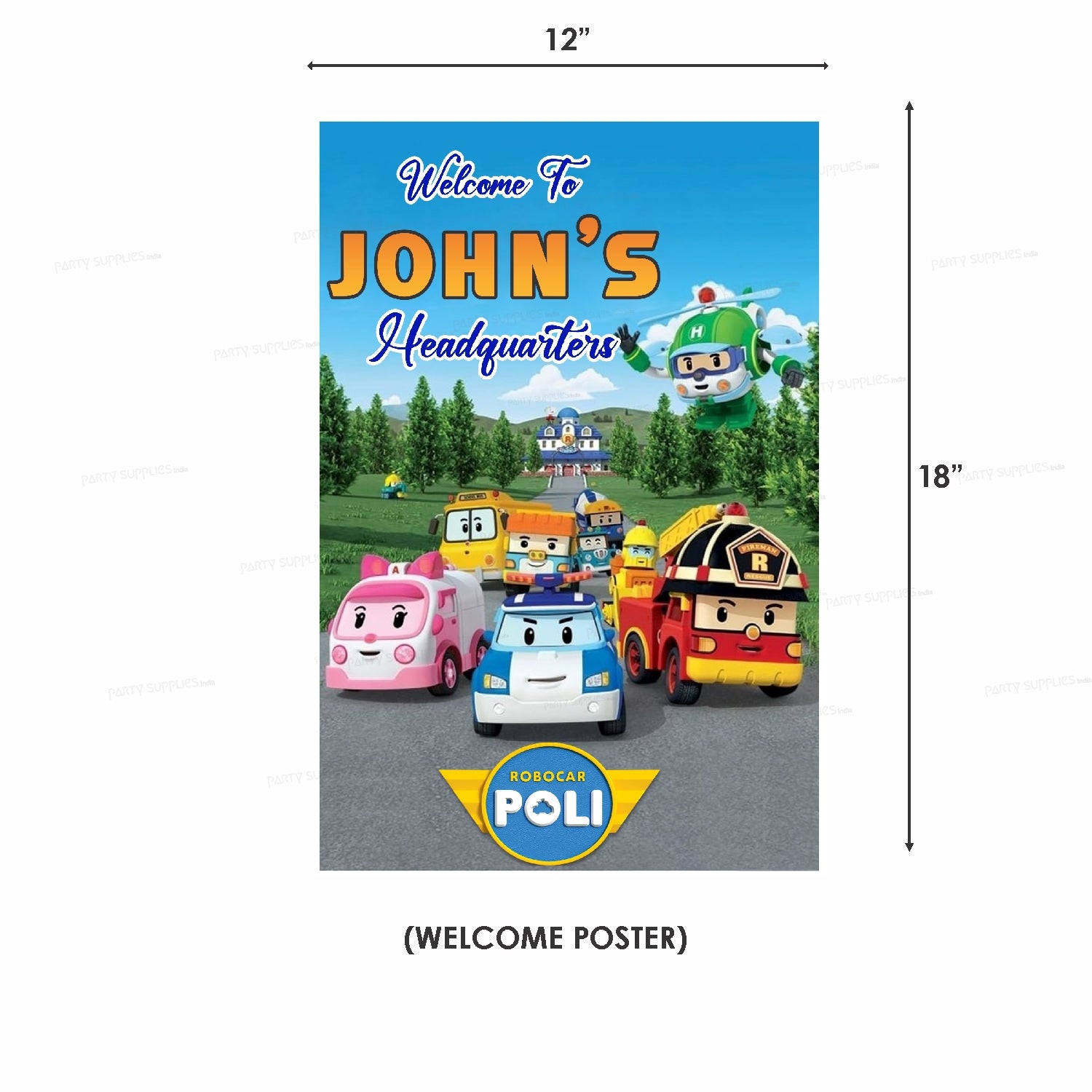 Robo Poli Theme Classic Combo Kit