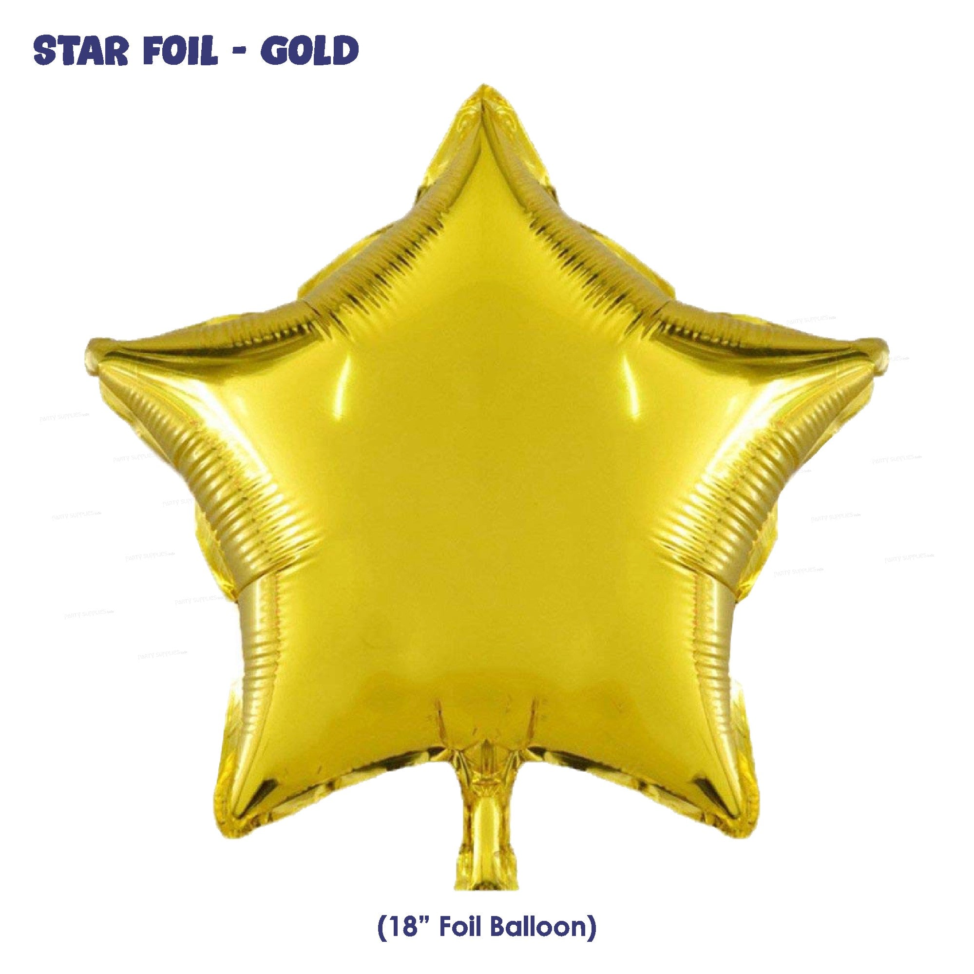 Star Shape Premium Gold Foil Balloon