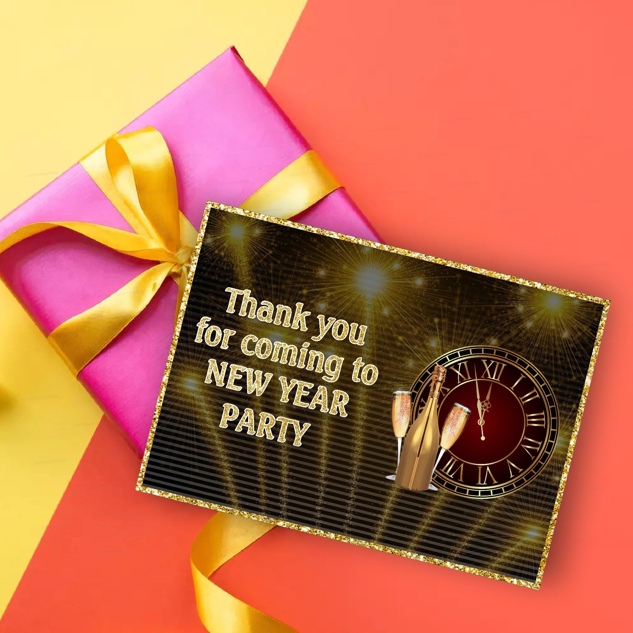 PSI New Year Theme Thankyou Card