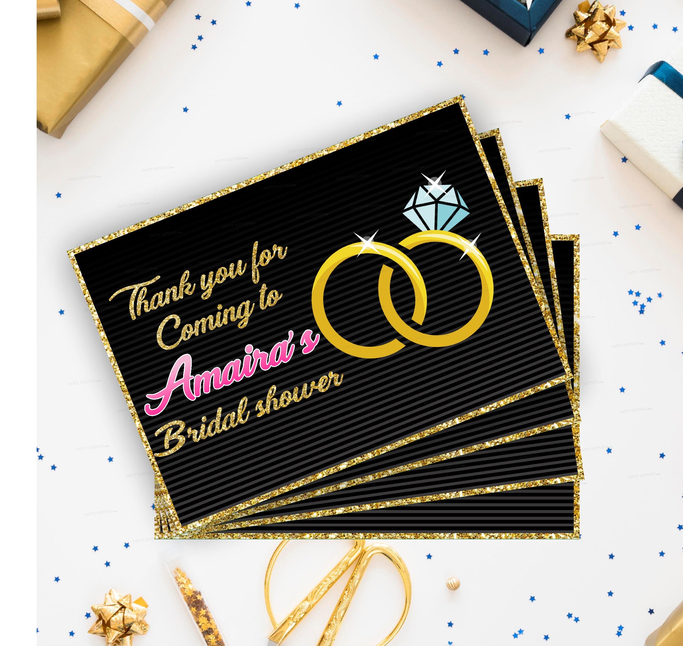 Bride to Be Theme Thankyou Card