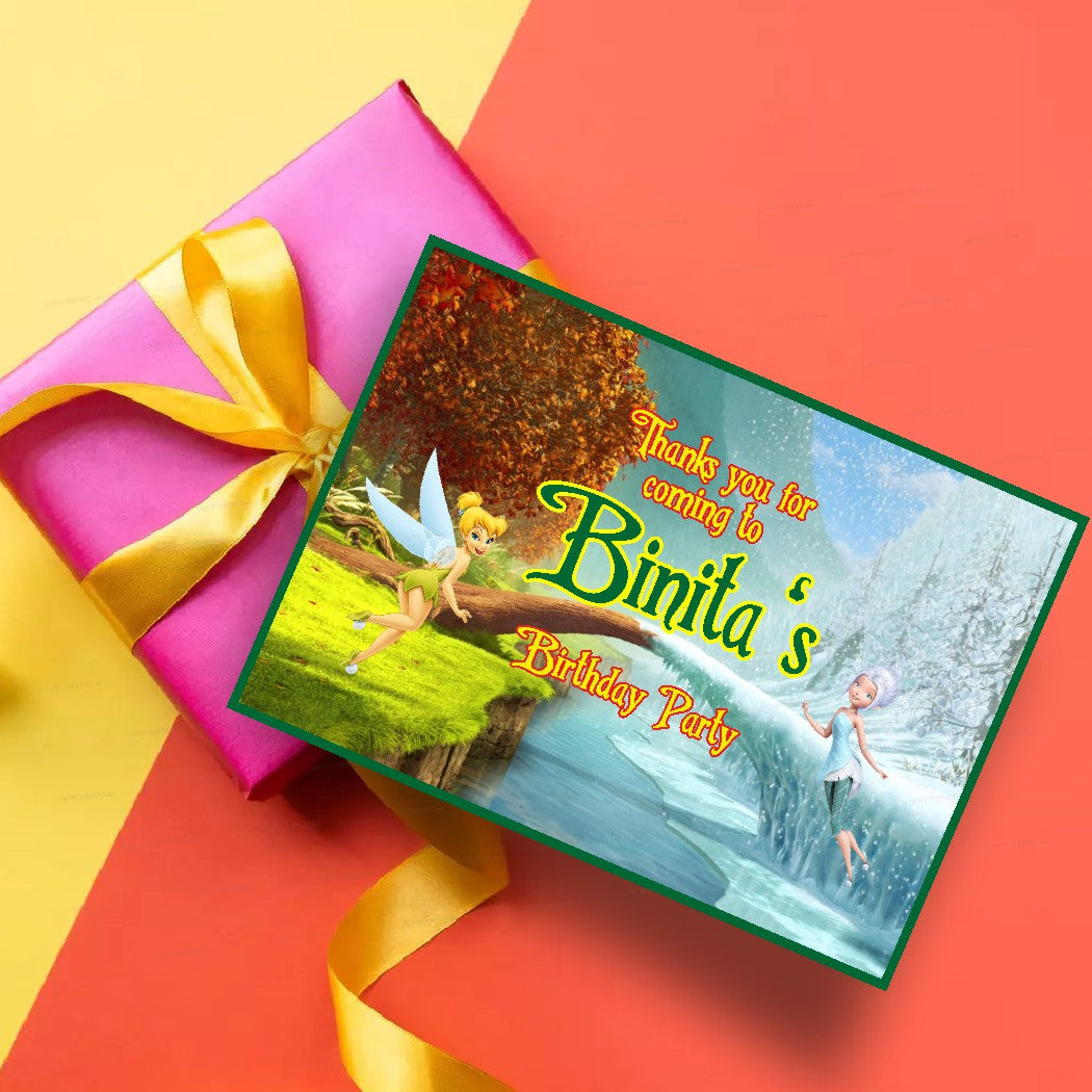 Tinkerbell Theme Thank You Card