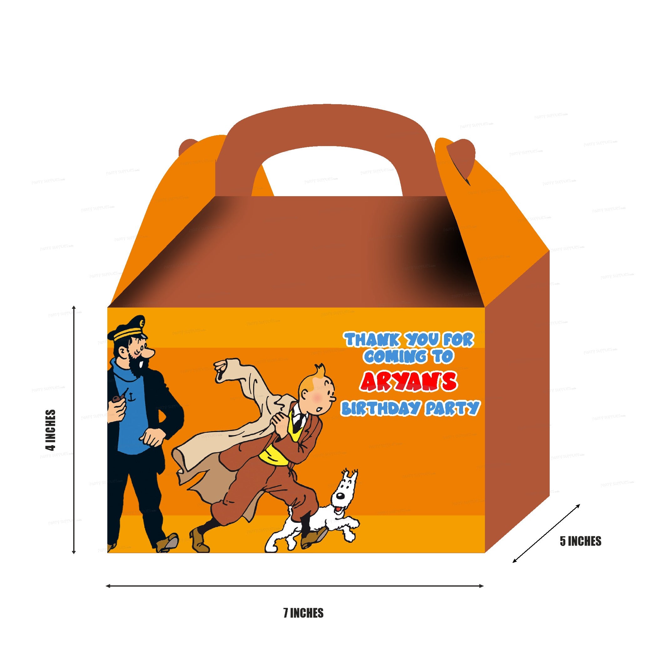 Tin Tin Theme Goodie Return Gift Boxes