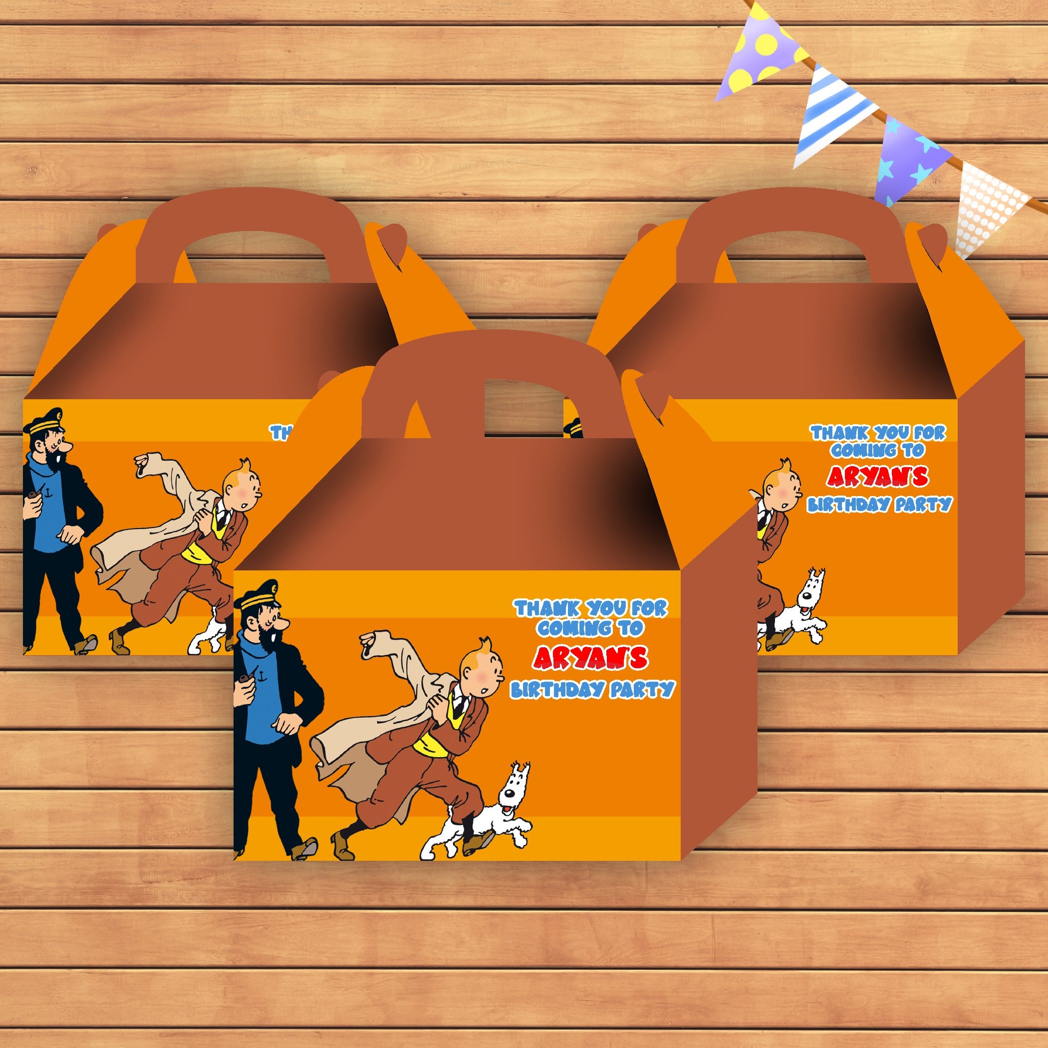 Tin Tin Theme Goodie Return Gift Boxes