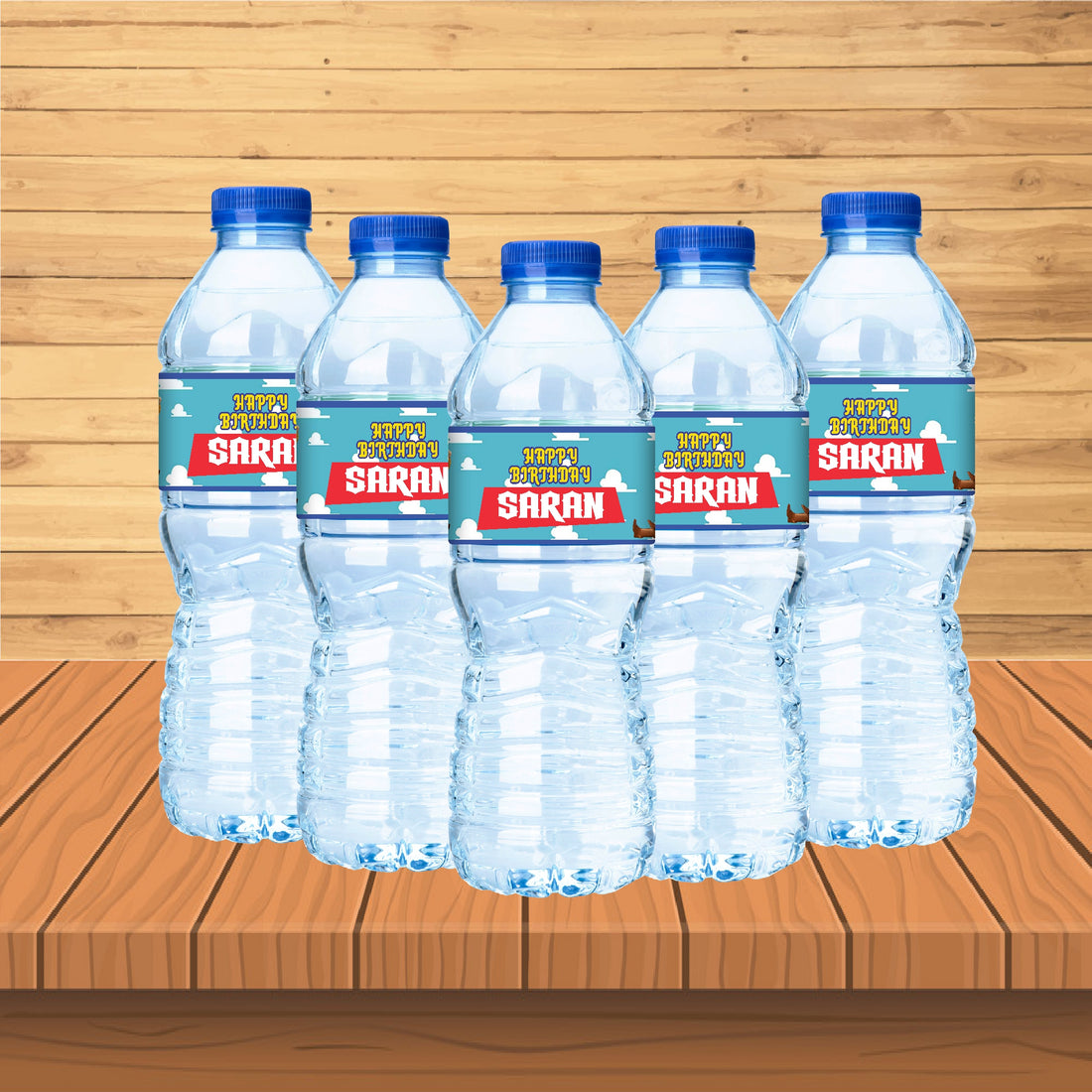 Toy Story Theme Water Bottle Sticker