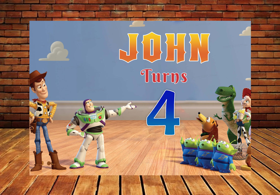 Toy Story Theme Backdrop