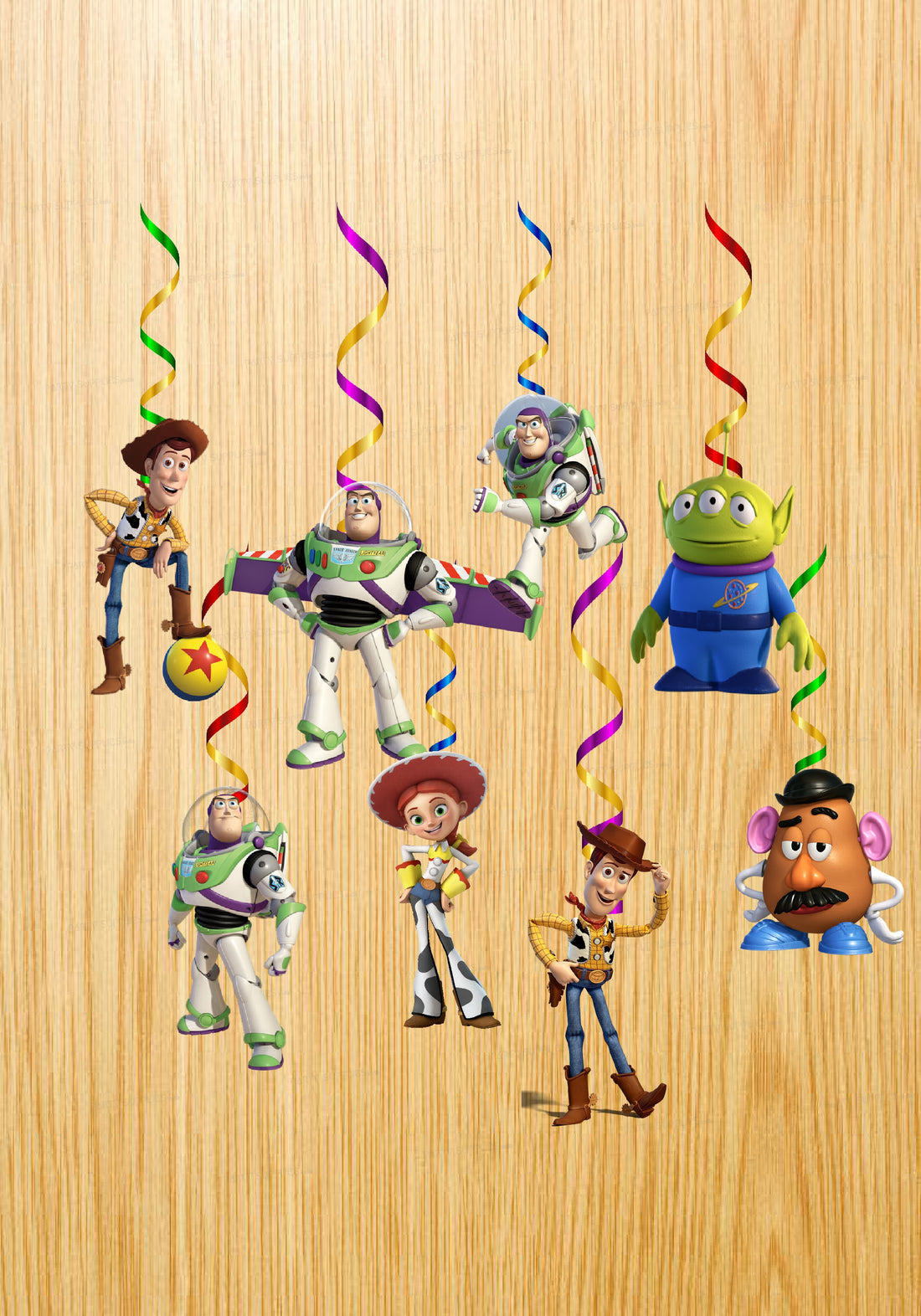 Toy Story Theme Swirls