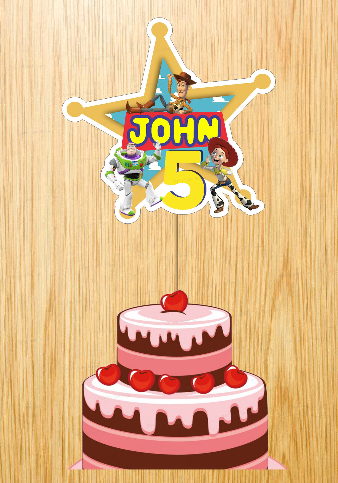 Toy Story Theme Cake Topper