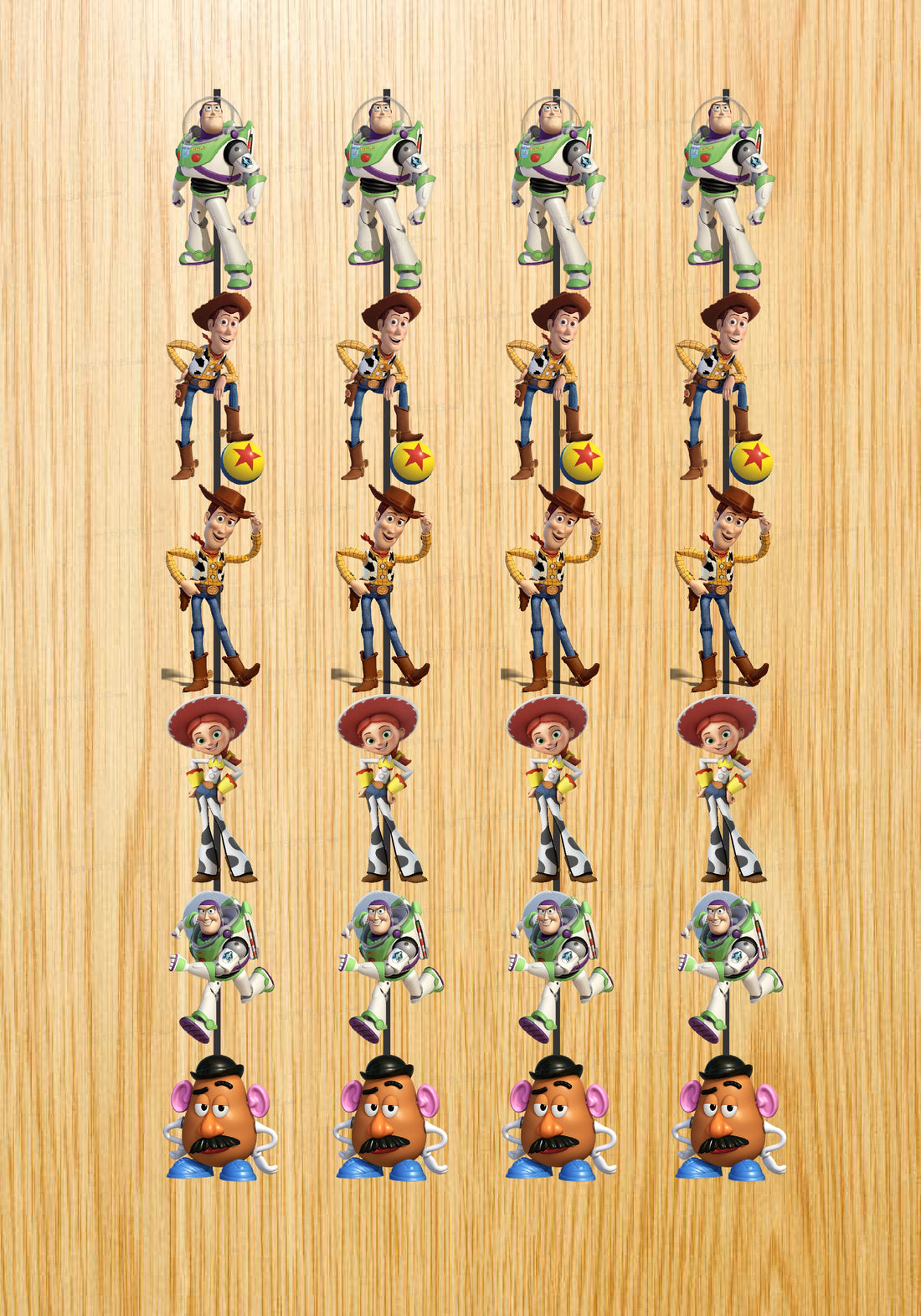 Toy Story Theme Customized Dangler