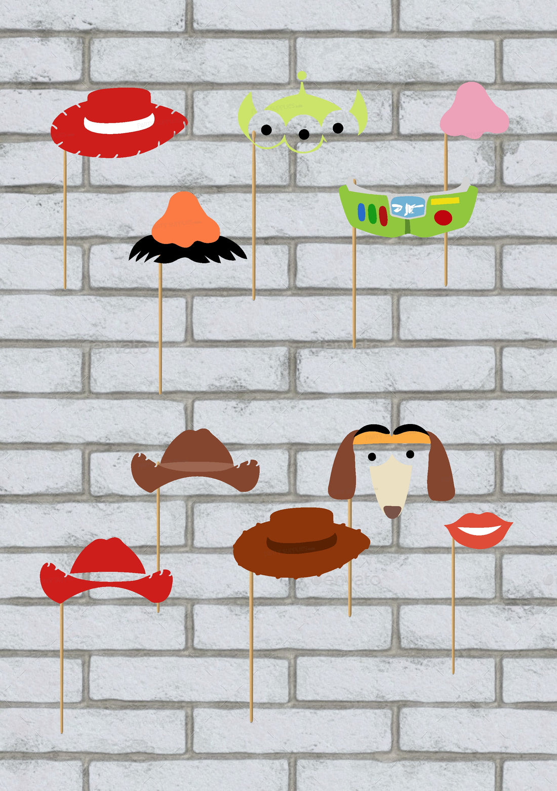 Toy Story Theme Props