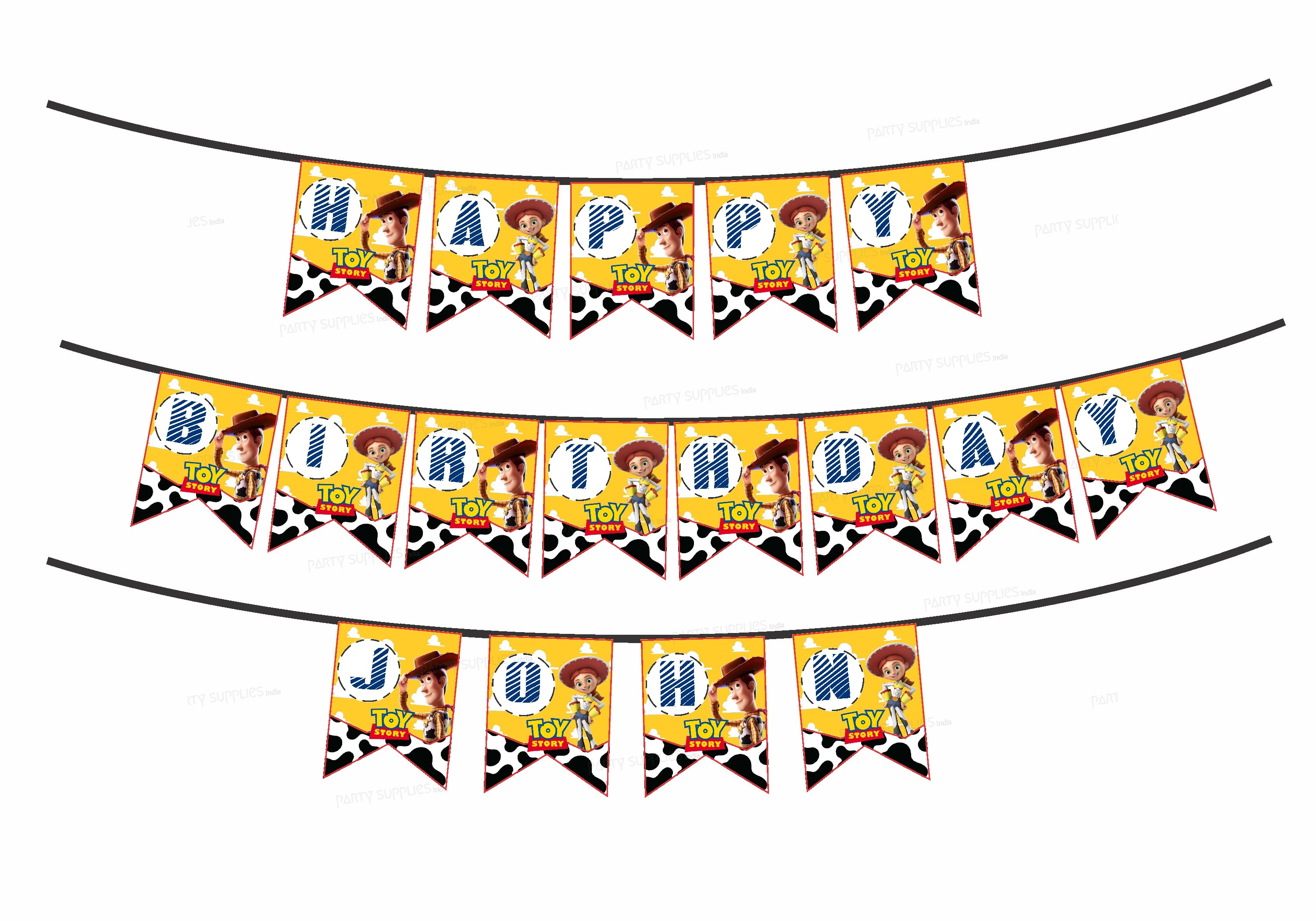 Toy Story Theme Name Hanging