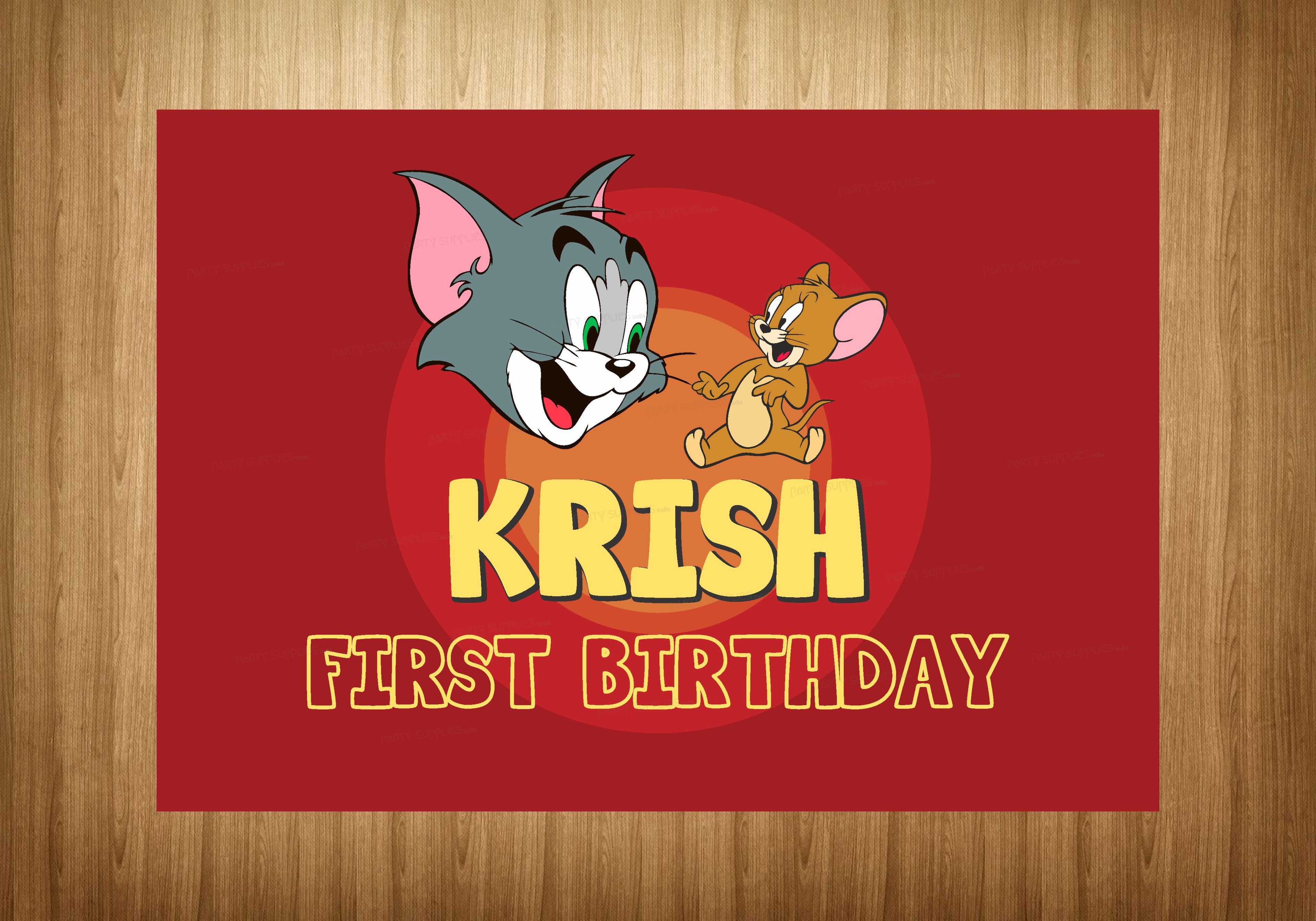 Tom & Jerry Theme Backdrop