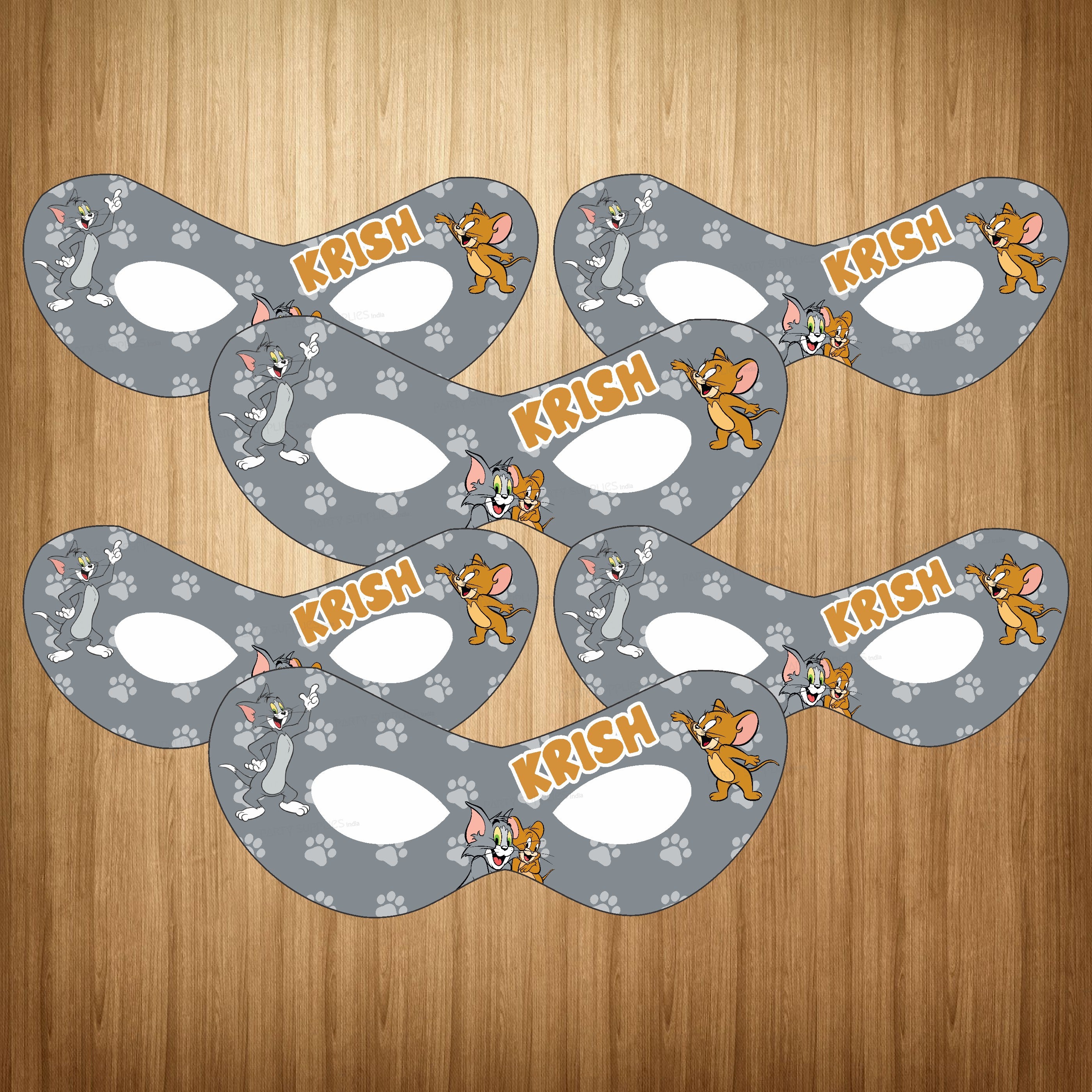 Tom & Jerry Theme Personalized Eye Mask