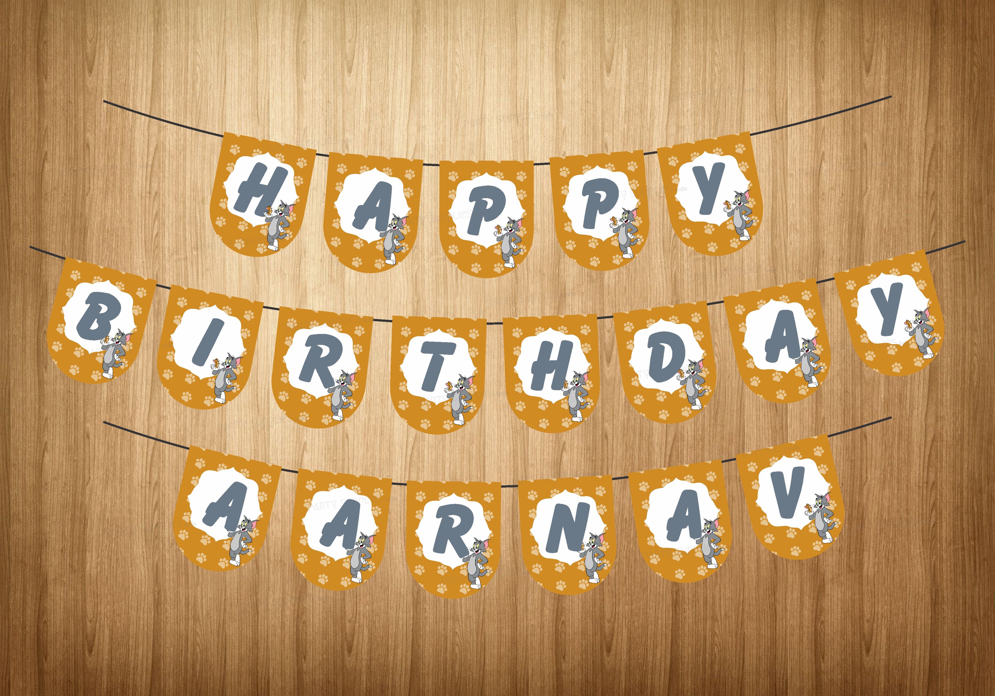 Tom & Jerry Theme Personalized Hanging