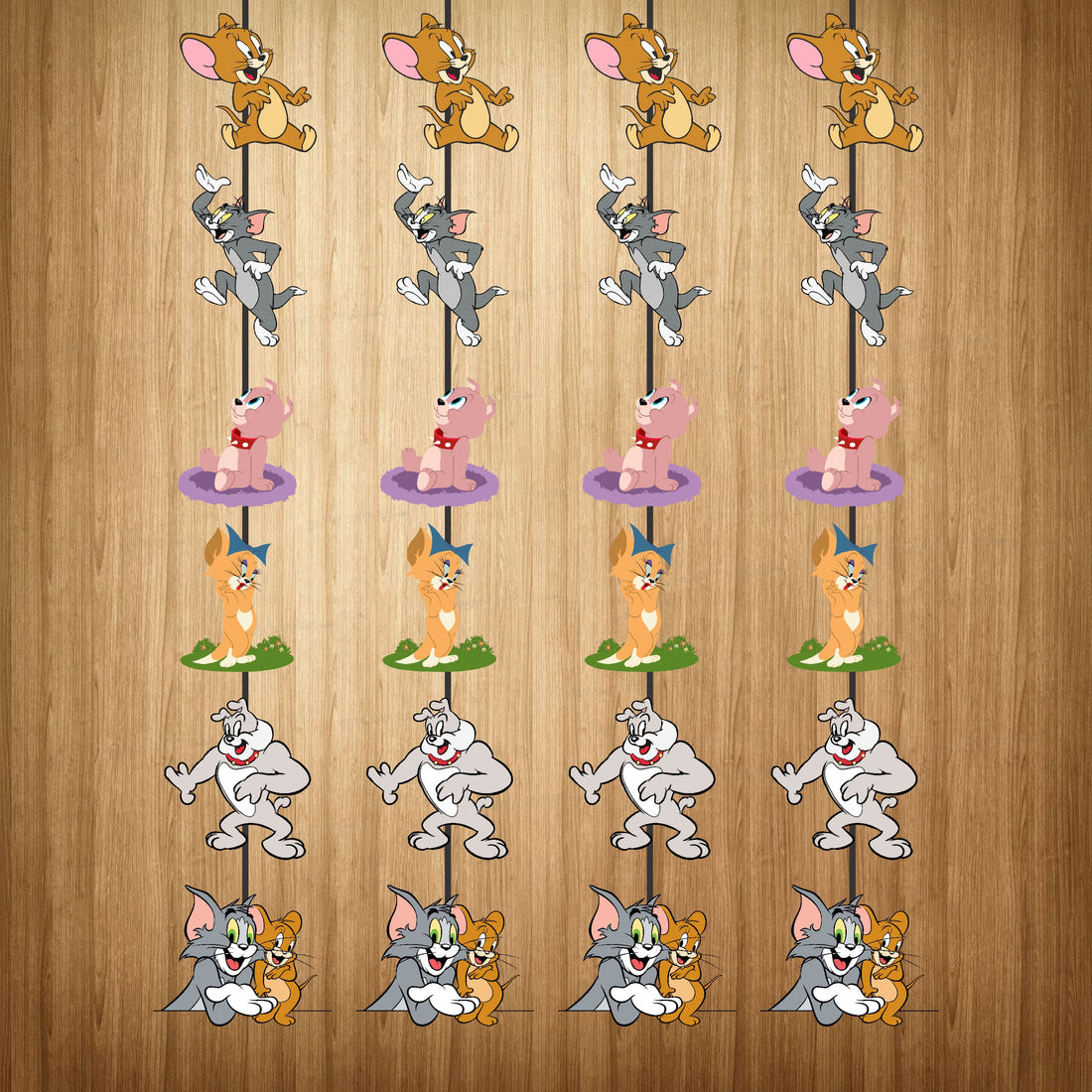 Tom & Jerry Theme Character Dangler